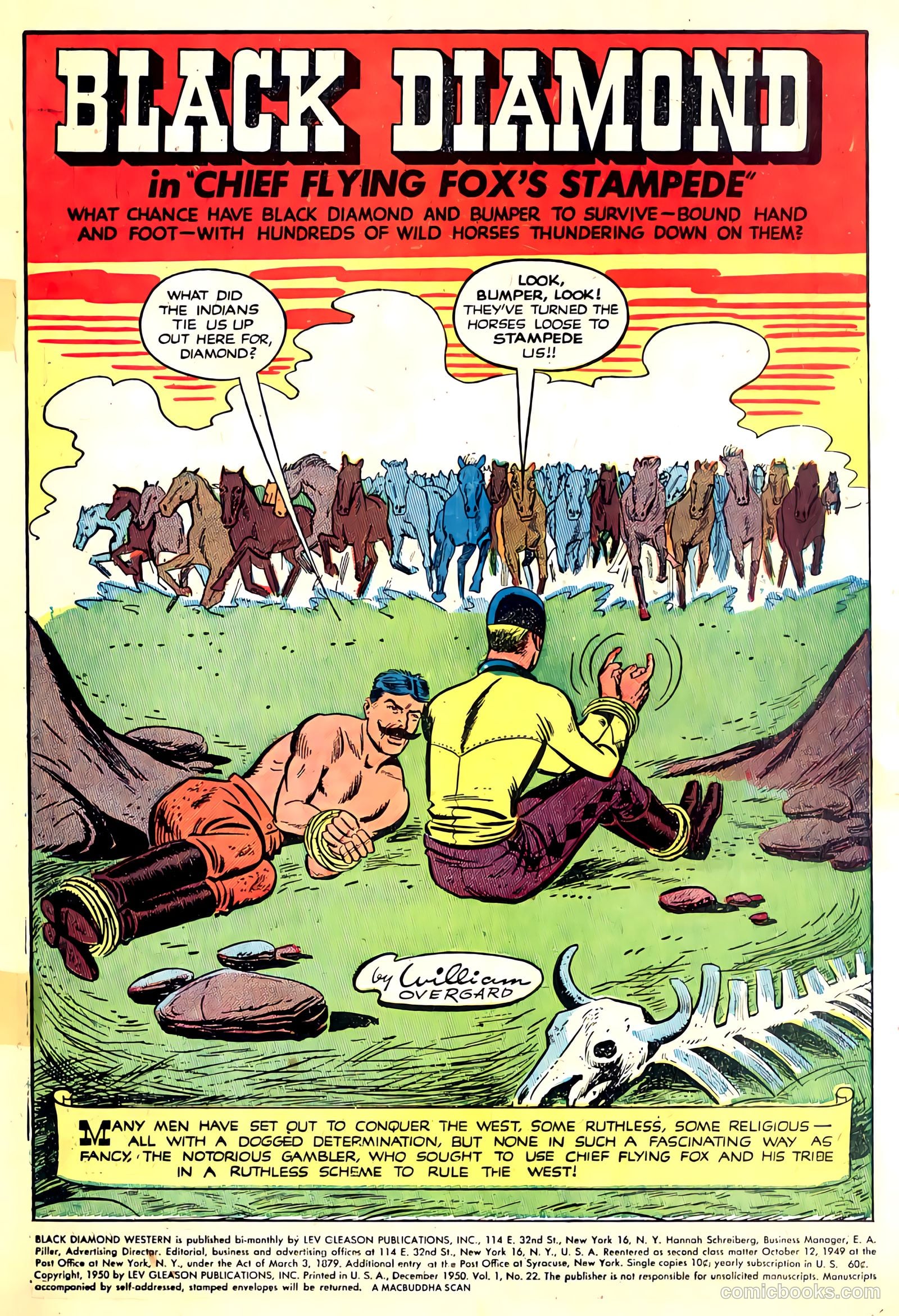 Black Diamond Western #22 (1949, Lev Gleason Publications, Inc.) — page 3 of 52