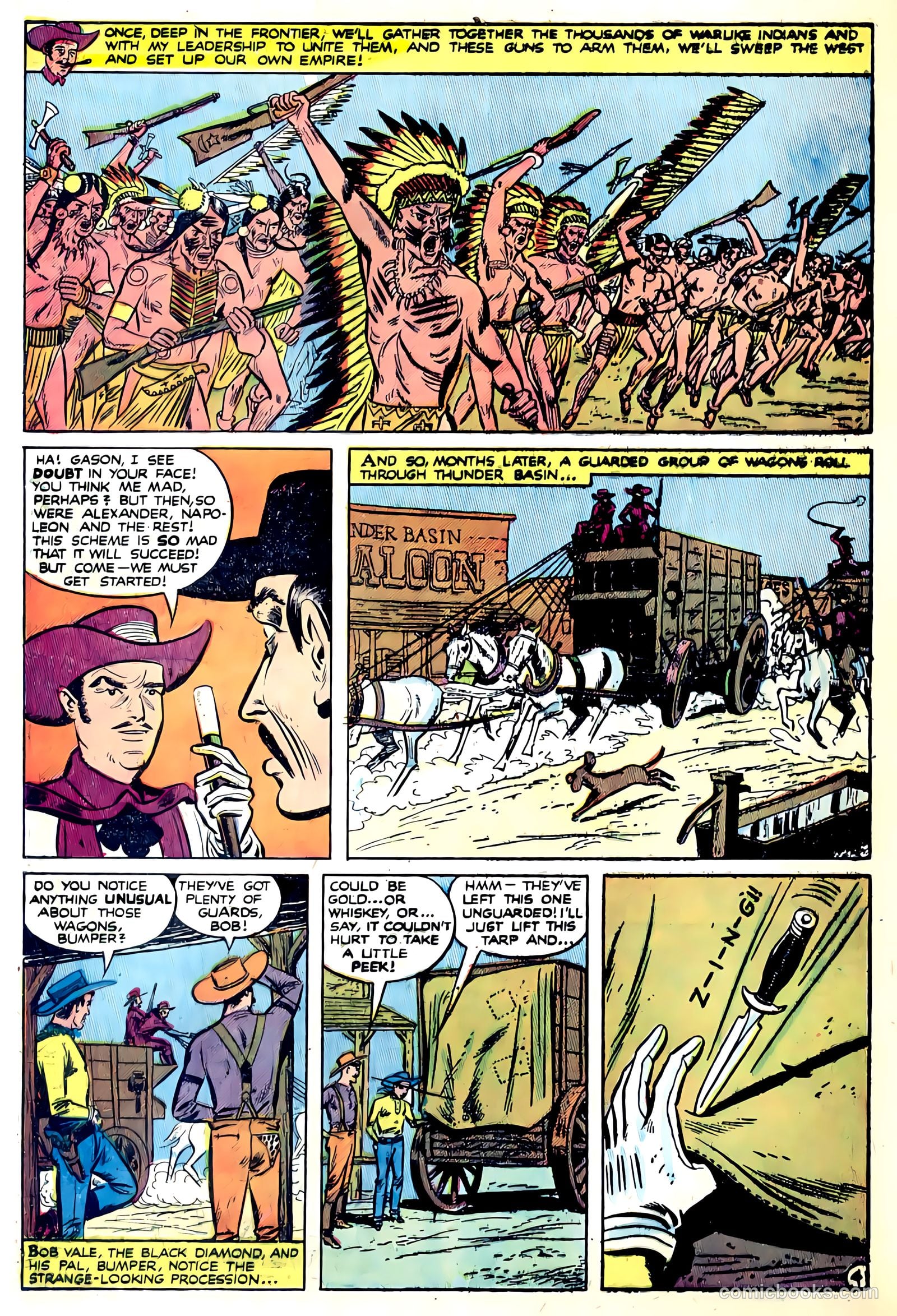 Black Diamond Western #22 (1949, Lev Gleason Publications, Inc.) — page 6 of 52