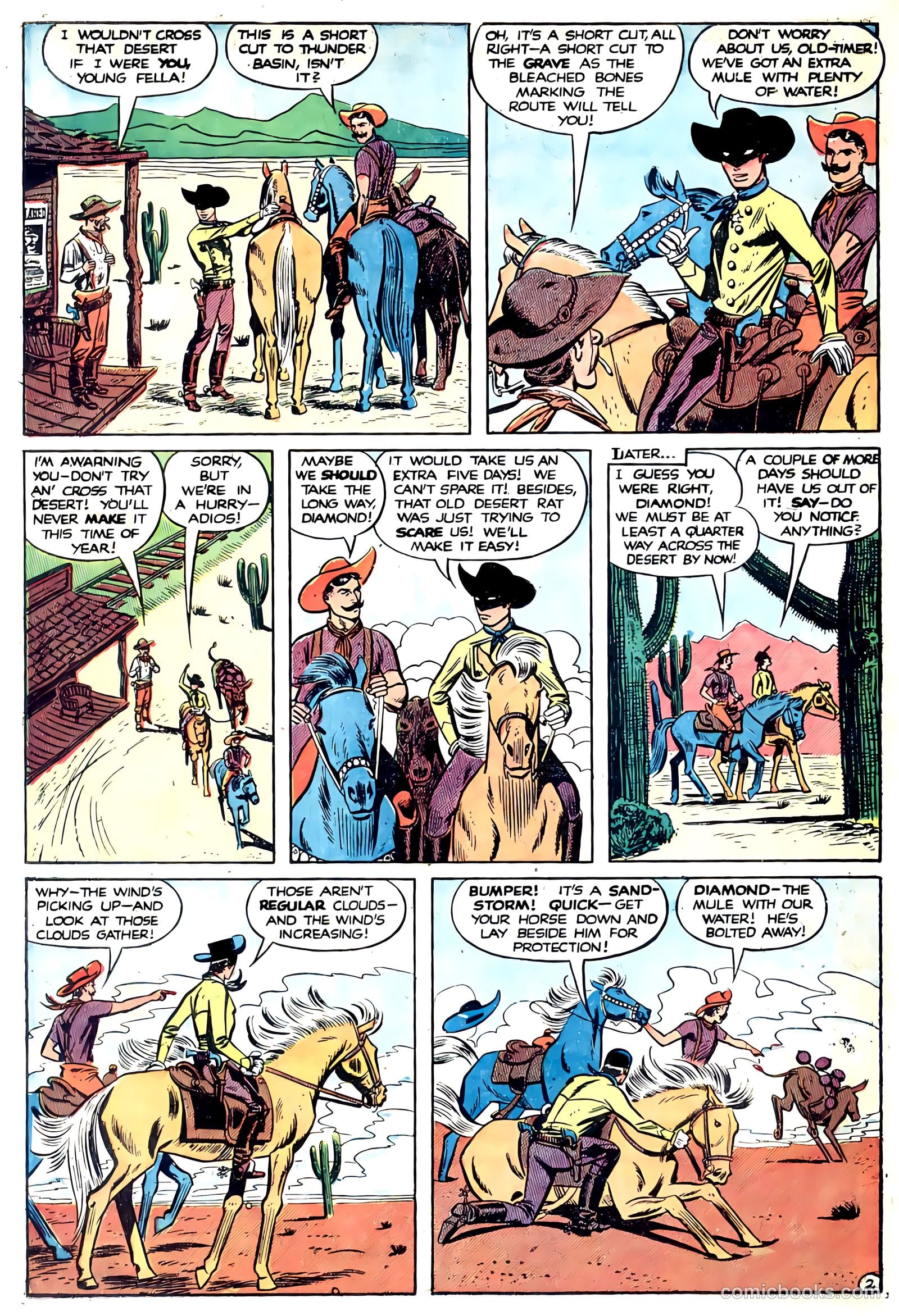 Black Diamond Western #22 (1949, Lev Gleason Publications, Inc.) — page 22 of 52