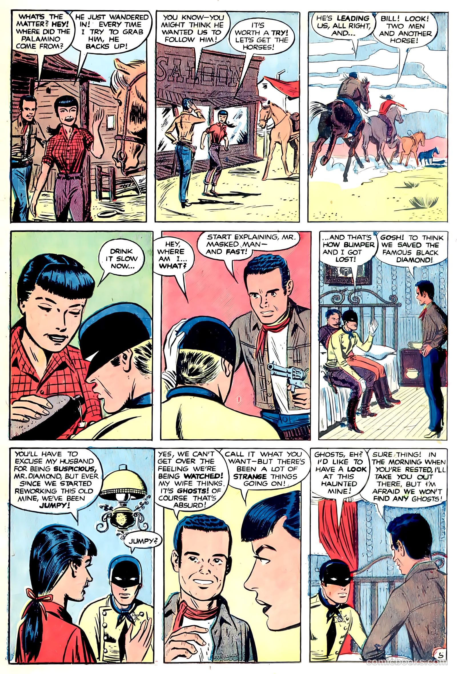 Black Diamond Western #22 (1949, Lev Gleason Publications, Inc.) — page 25 of 52