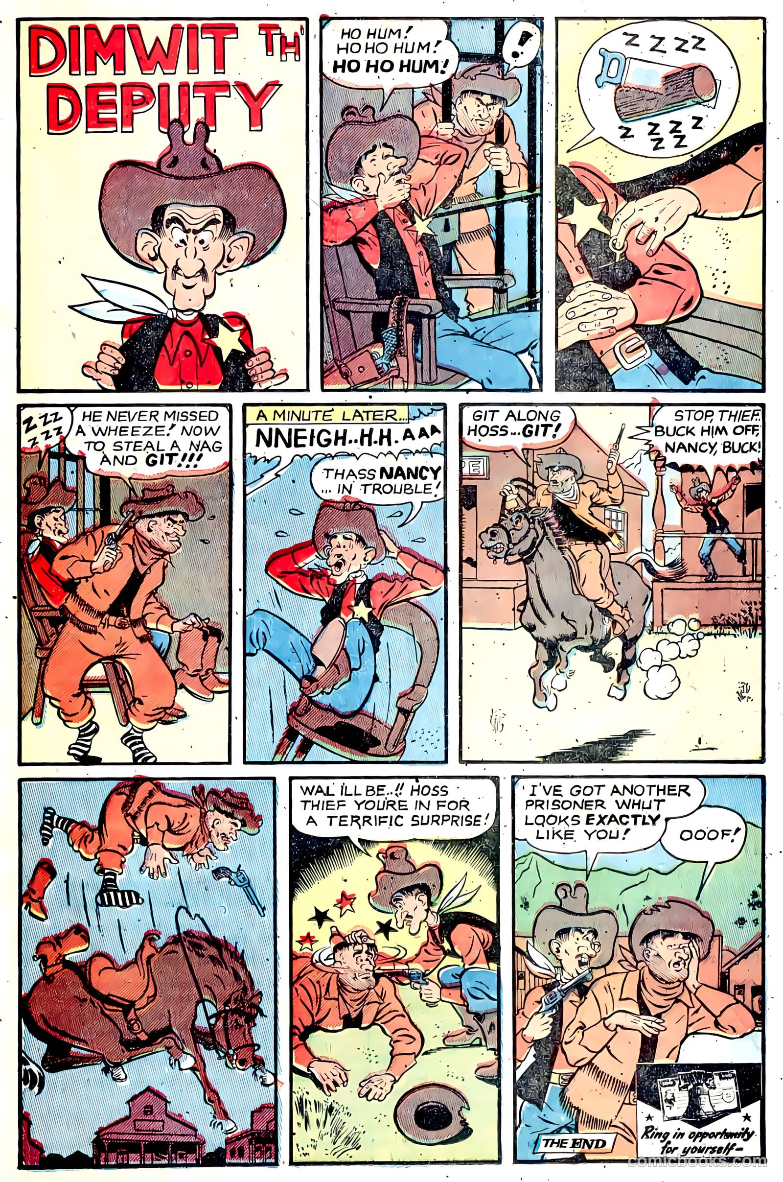 Black Diamond Western #22 (1949, Lev Gleason Publications, Inc.) — page 33 of 52