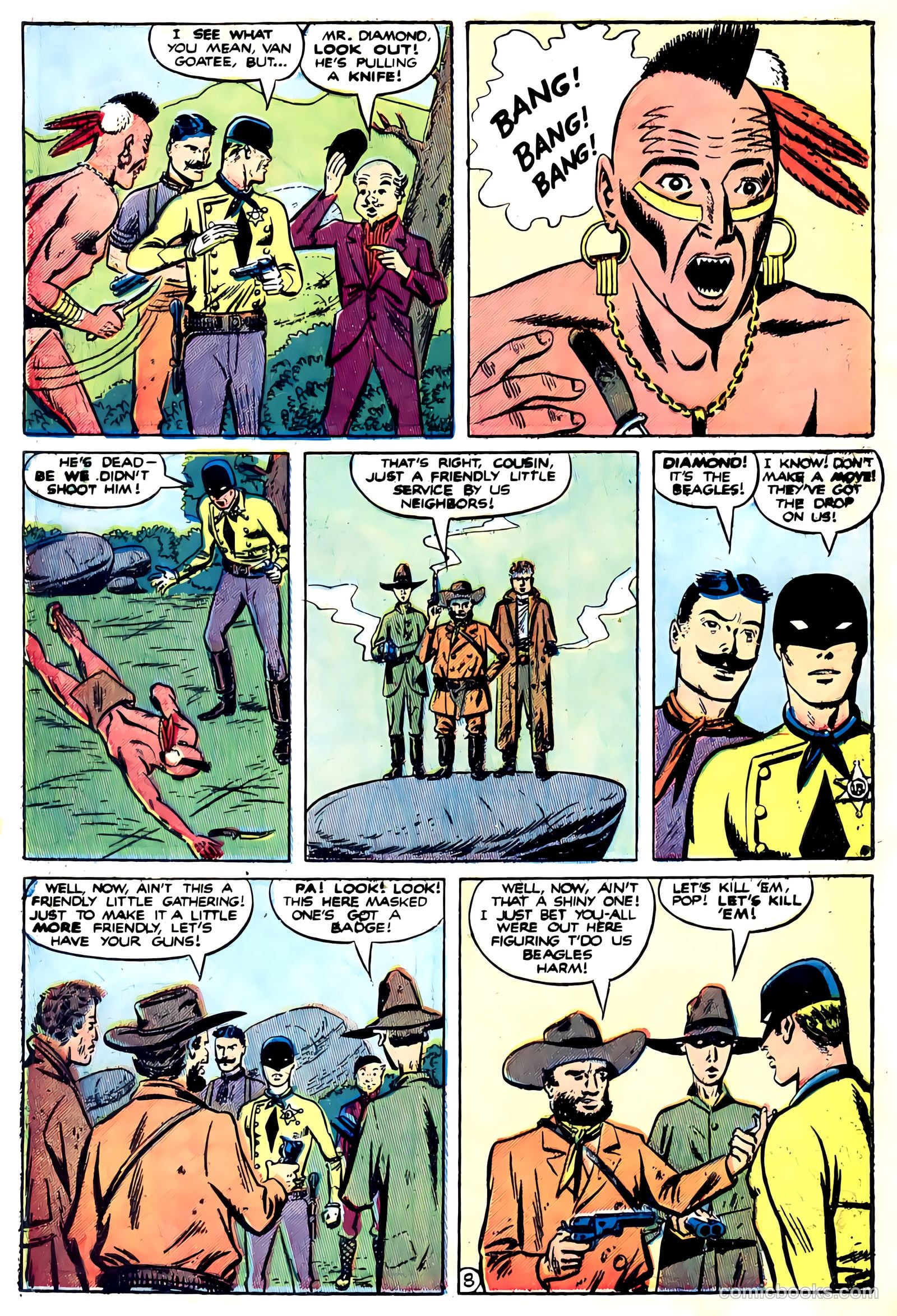 Black Diamond Western #22 (1949, Lev Gleason Publications, Inc.) — page 42 of 52