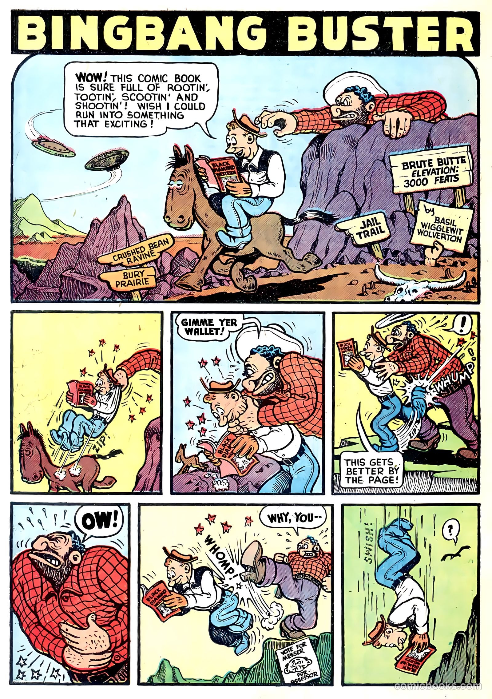 Black Diamond Western #22 (1949, Lev Gleason Publications, Inc.) — page 46 of 52