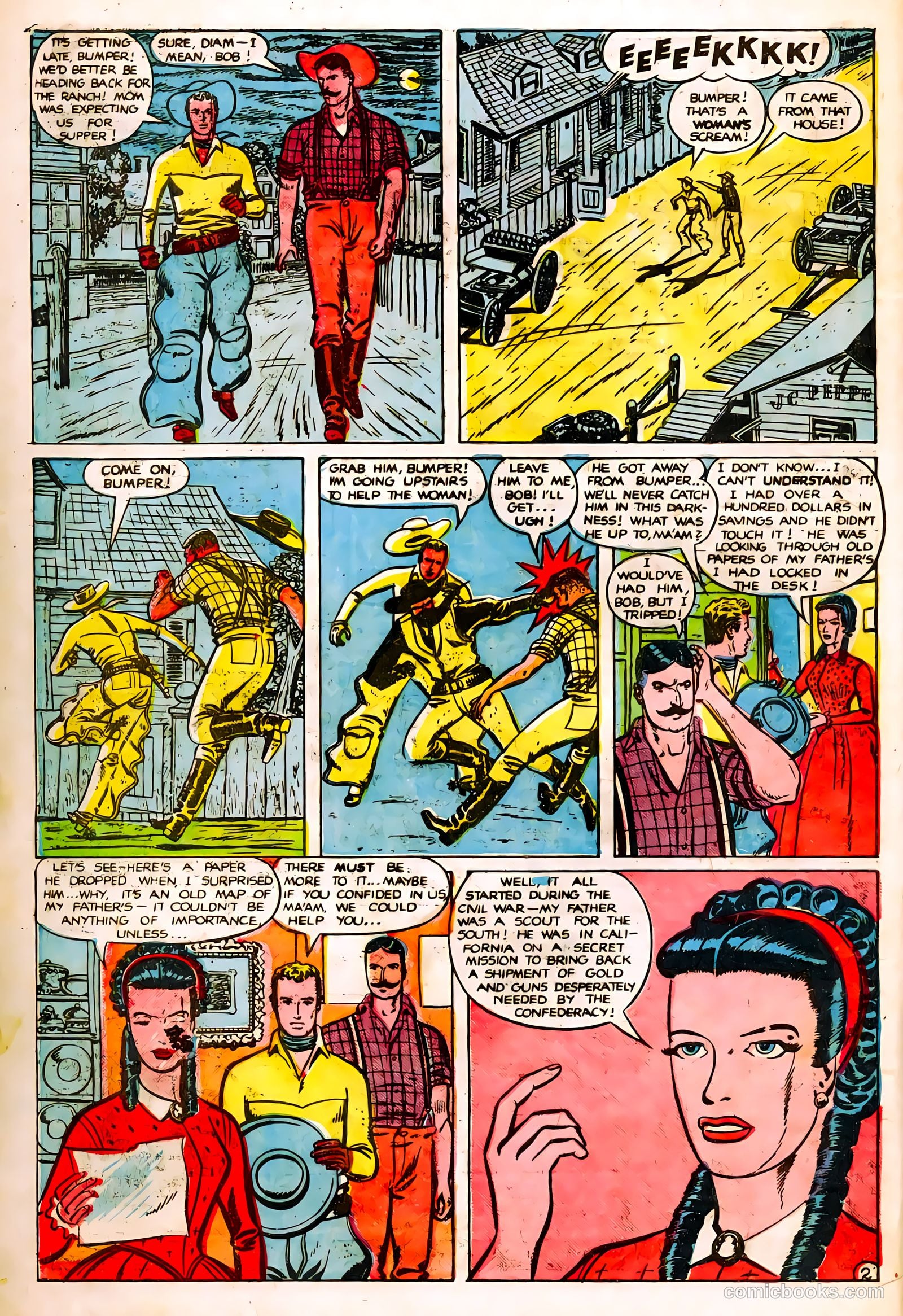 Black Diamond Western #17 (1949, Lev Gleason Publications, Inc.) — page 4 of 52