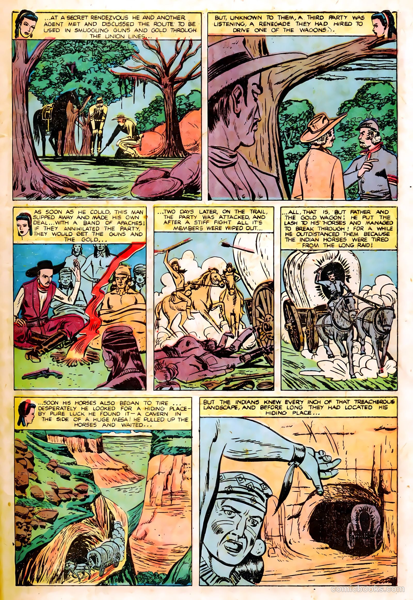 Black Diamond Western #17 (1949, Lev Gleason Publications, Inc.) — page 5 of 52