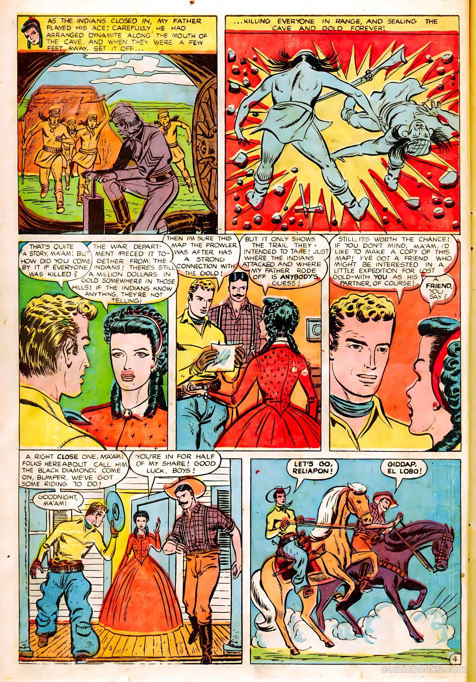 Black Diamond Western #17 (1949, Lev Gleason Publications, Inc.) — page 6 of 52