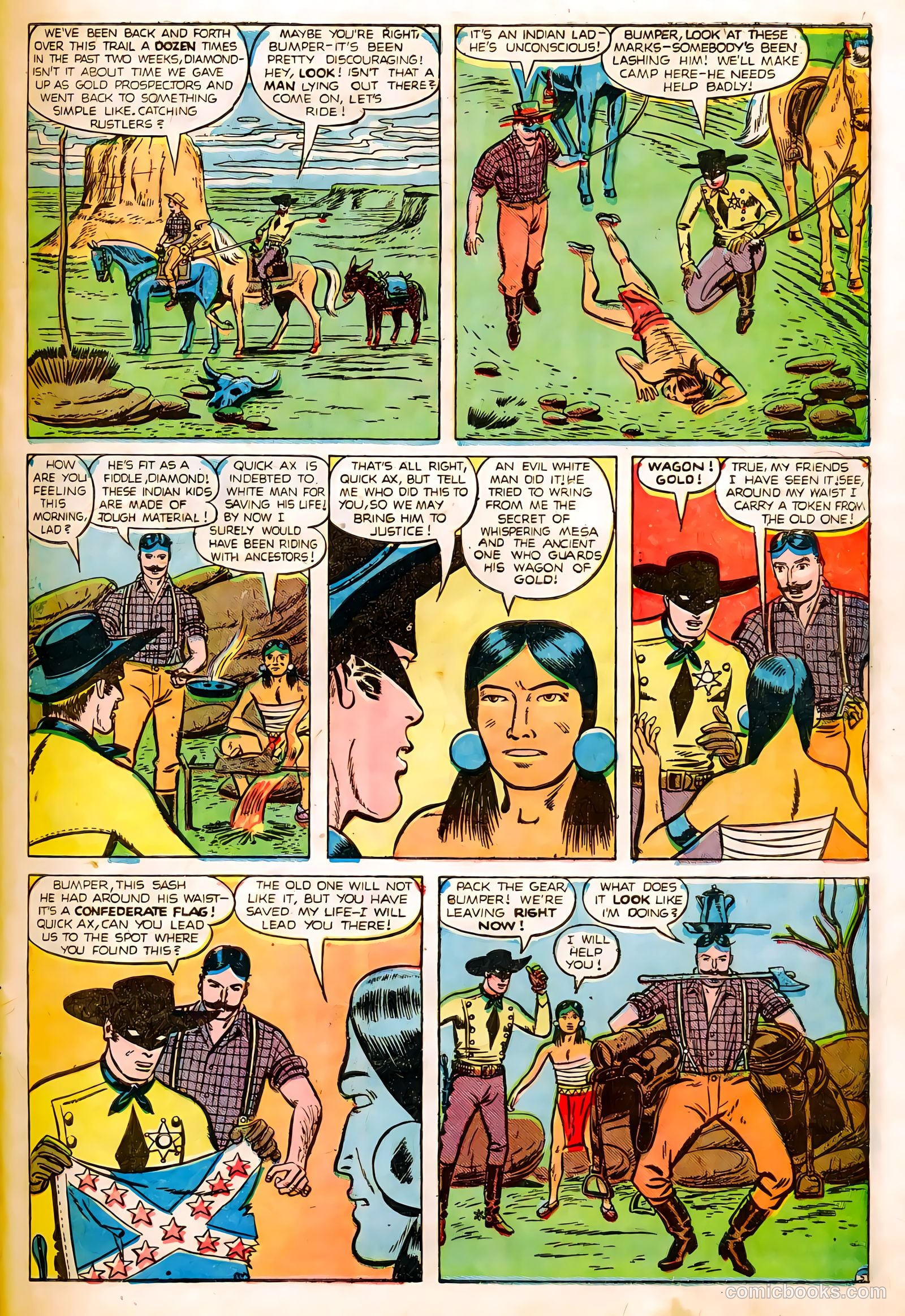 Black Diamond Western #17 (1949, Lev Gleason Publications, Inc.) — page 7 of 52