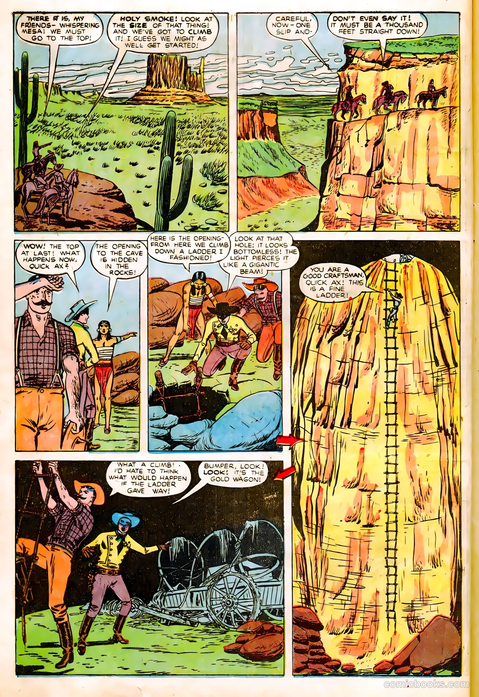 Black Diamond Western #17 (1949, Lev Gleason Publications, Inc.) — page 8 of 52