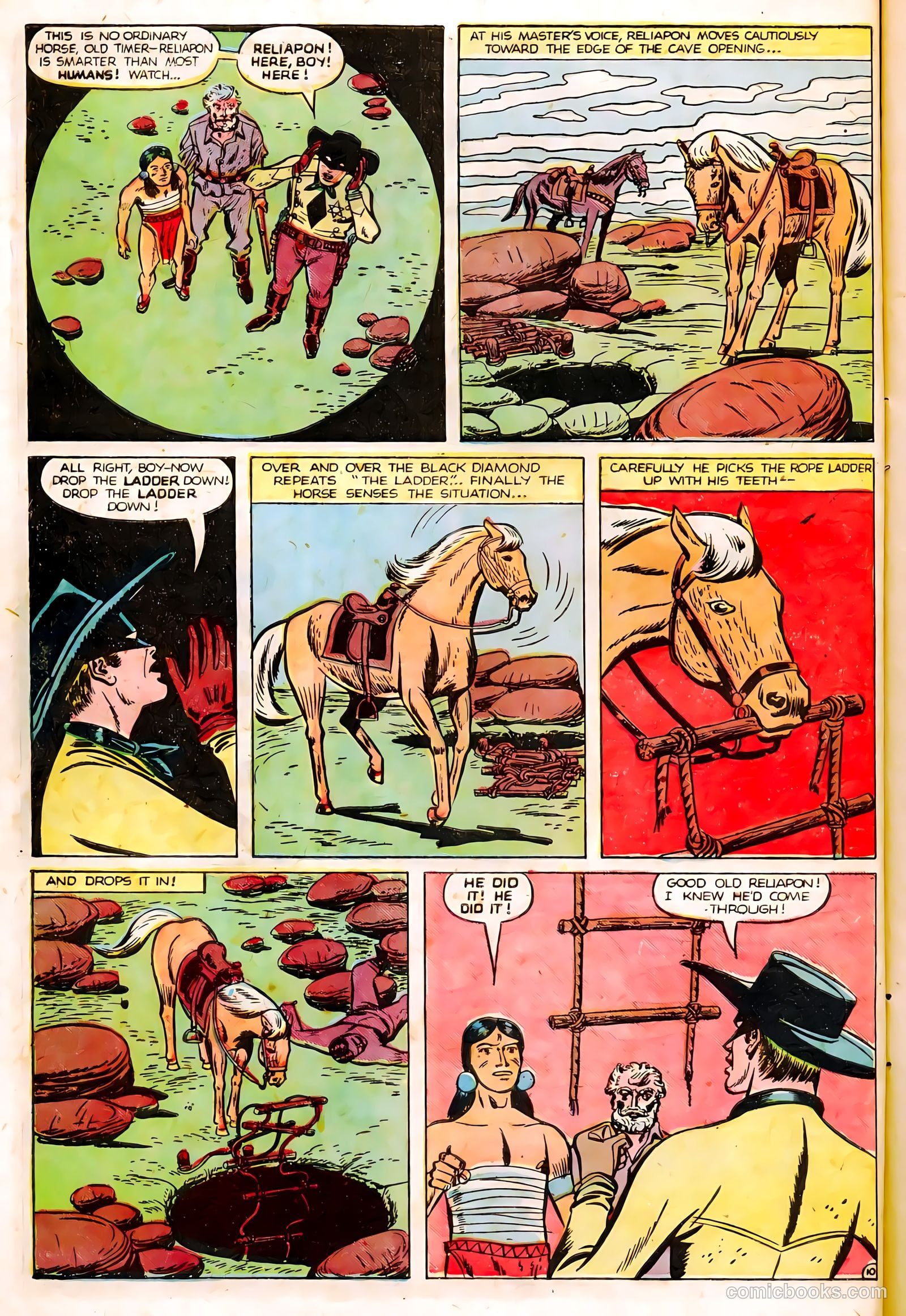 Black Diamond Western #17 (1949, Lev Gleason Publications, Inc.) — page 12 of 52