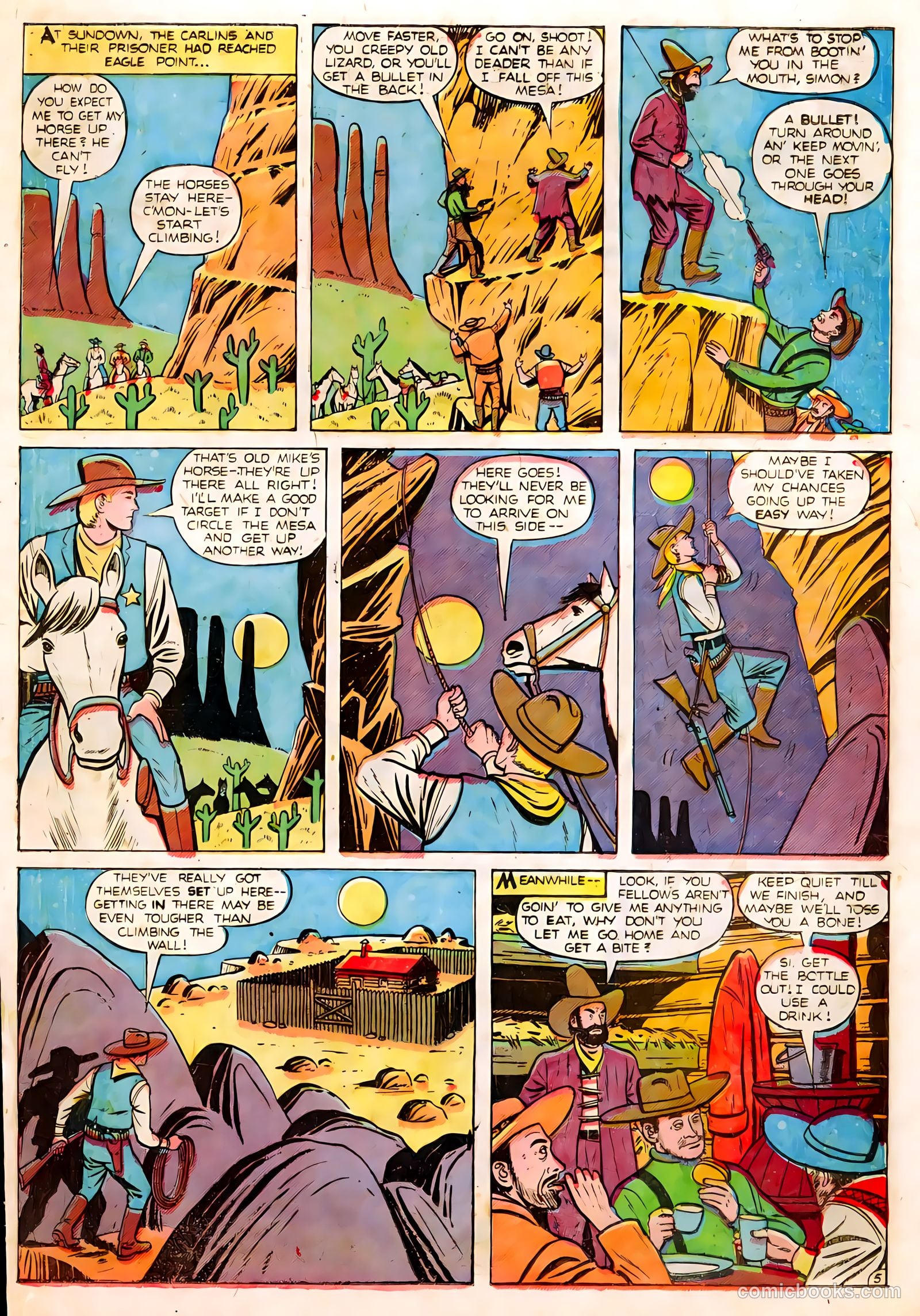 Black Diamond Western #17 (1949, Lev Gleason Publications, Inc.) — page 23 of 52