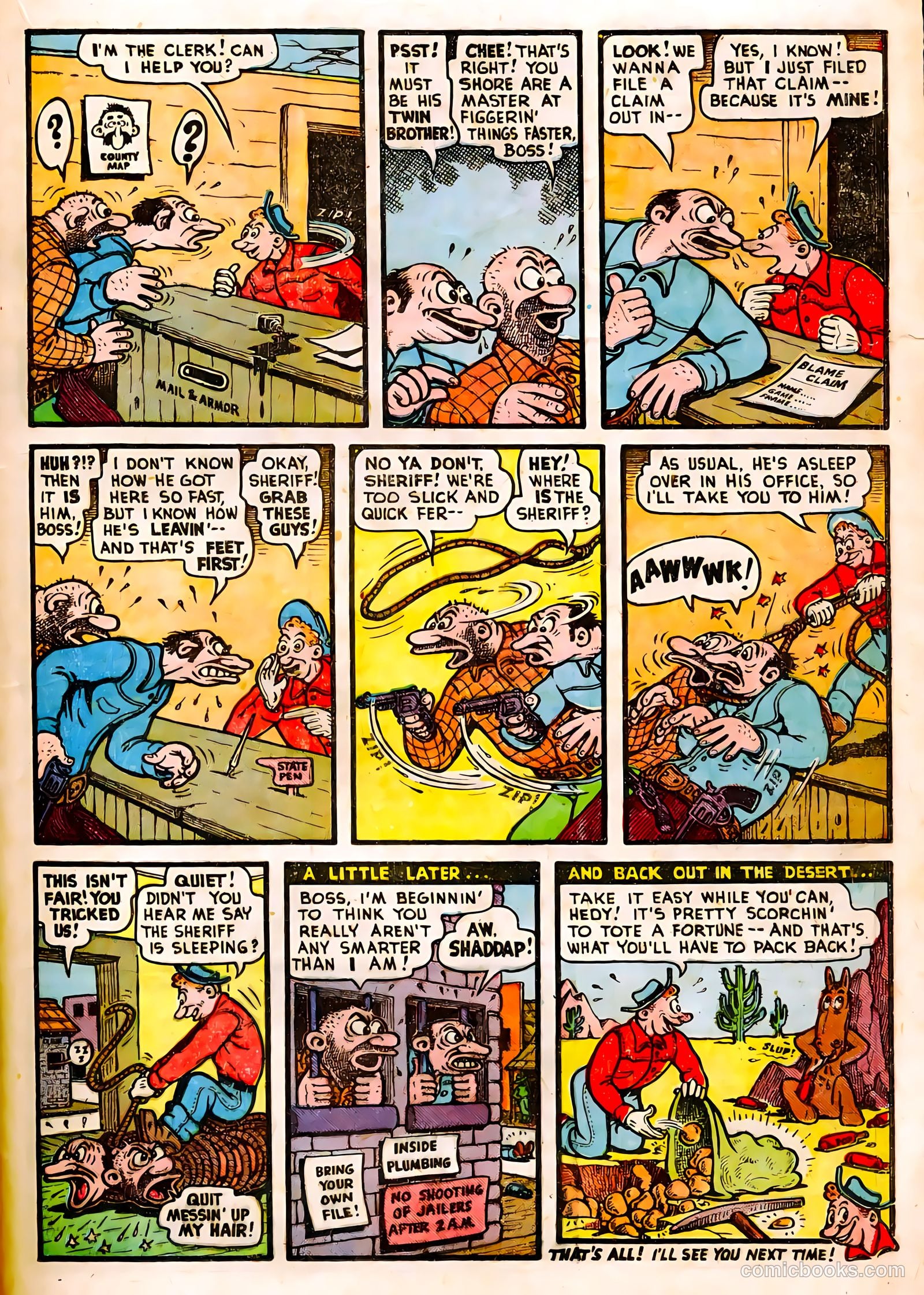 Black Diamond Western #17 (1949, Lev Gleason Publications, Inc.) — page 33 of 52