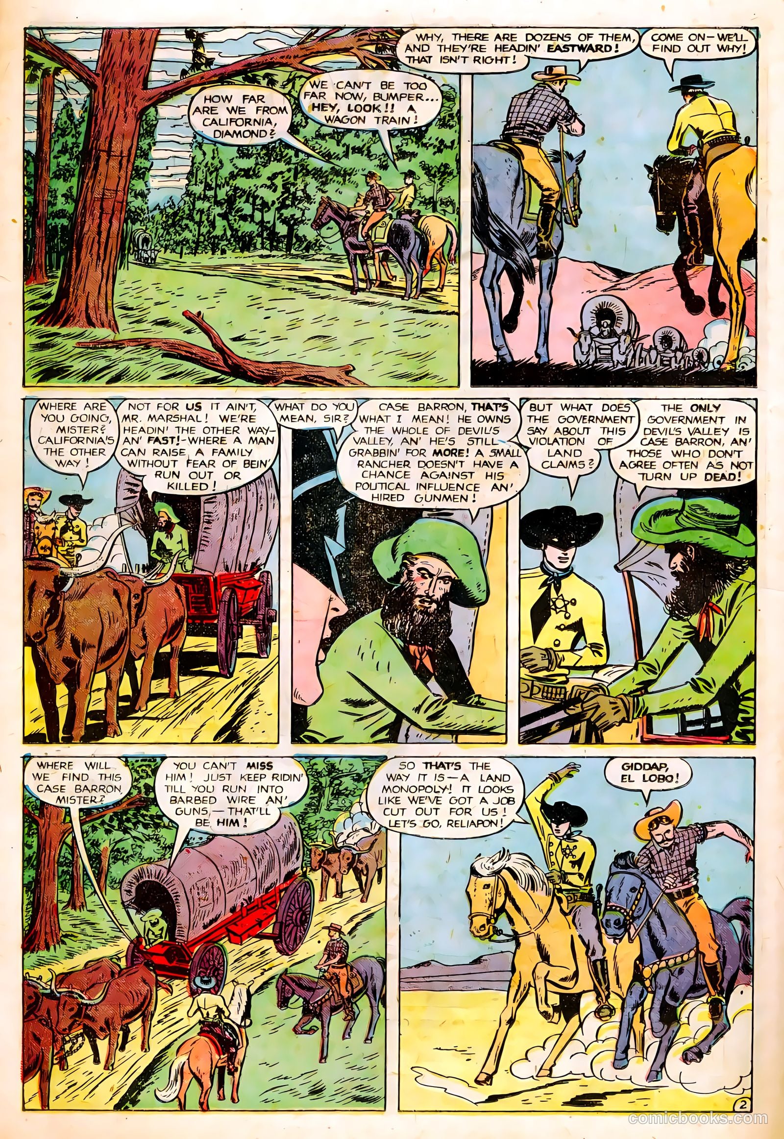 Black Diamond Western #17 (1949, Lev Gleason Publications, Inc.) — page 36 of 52