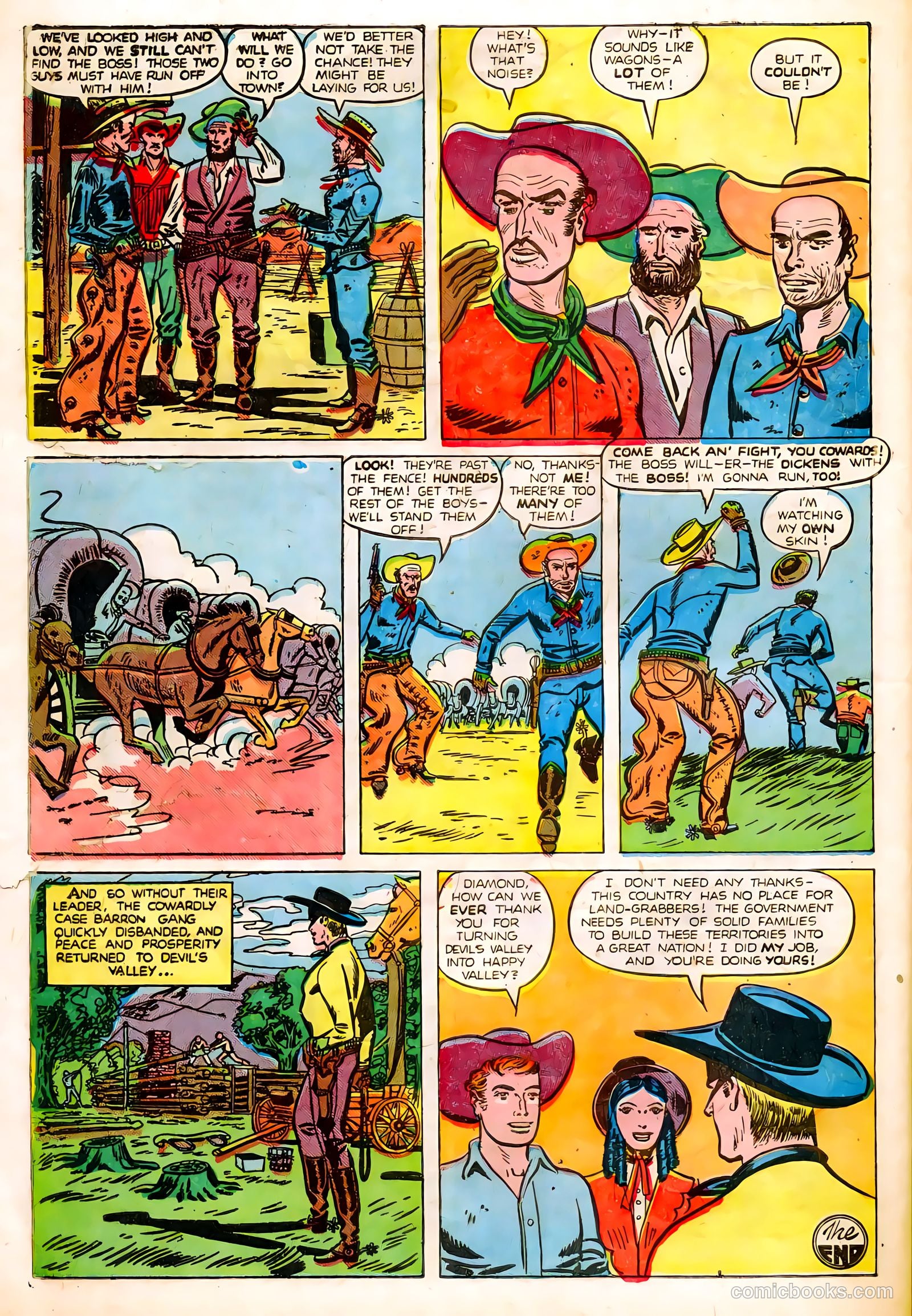 Black Diamond Western #17 (1949, Lev Gleason Publications, Inc.) — page 46 of 52