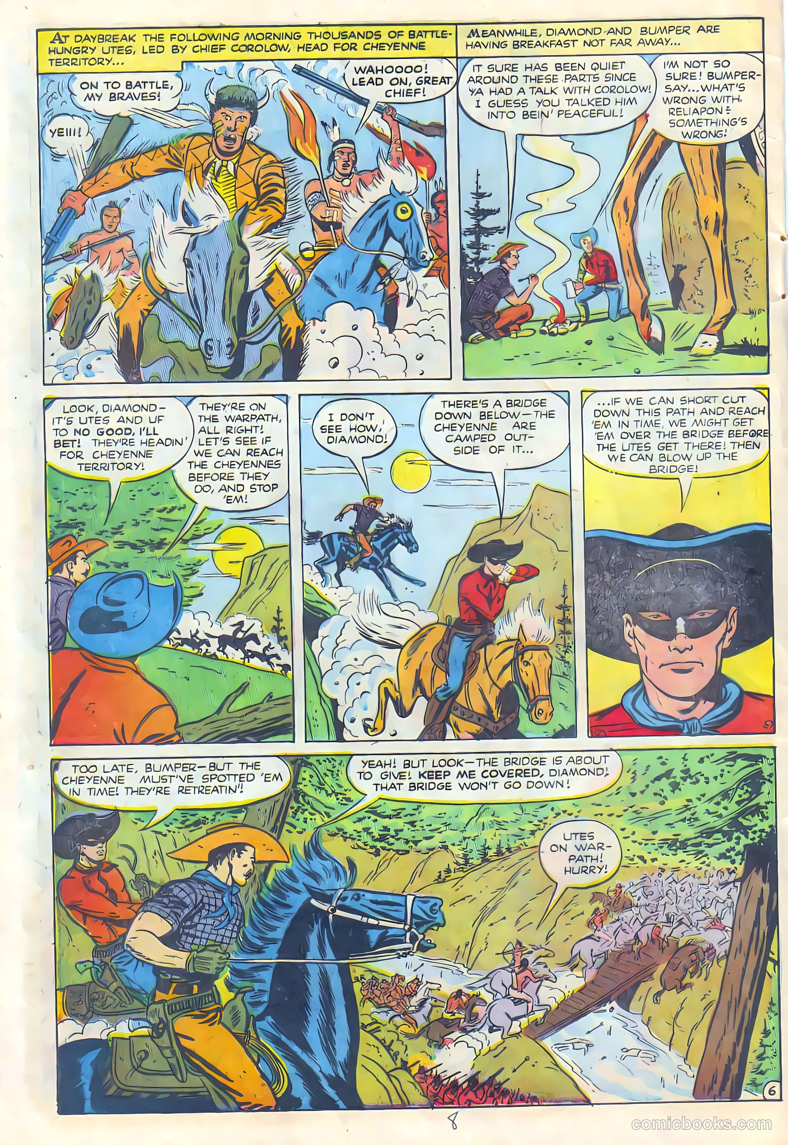 Black Diamond Western #24 (1949, Lev Gleason Publications, Inc.) — page 9 of 53