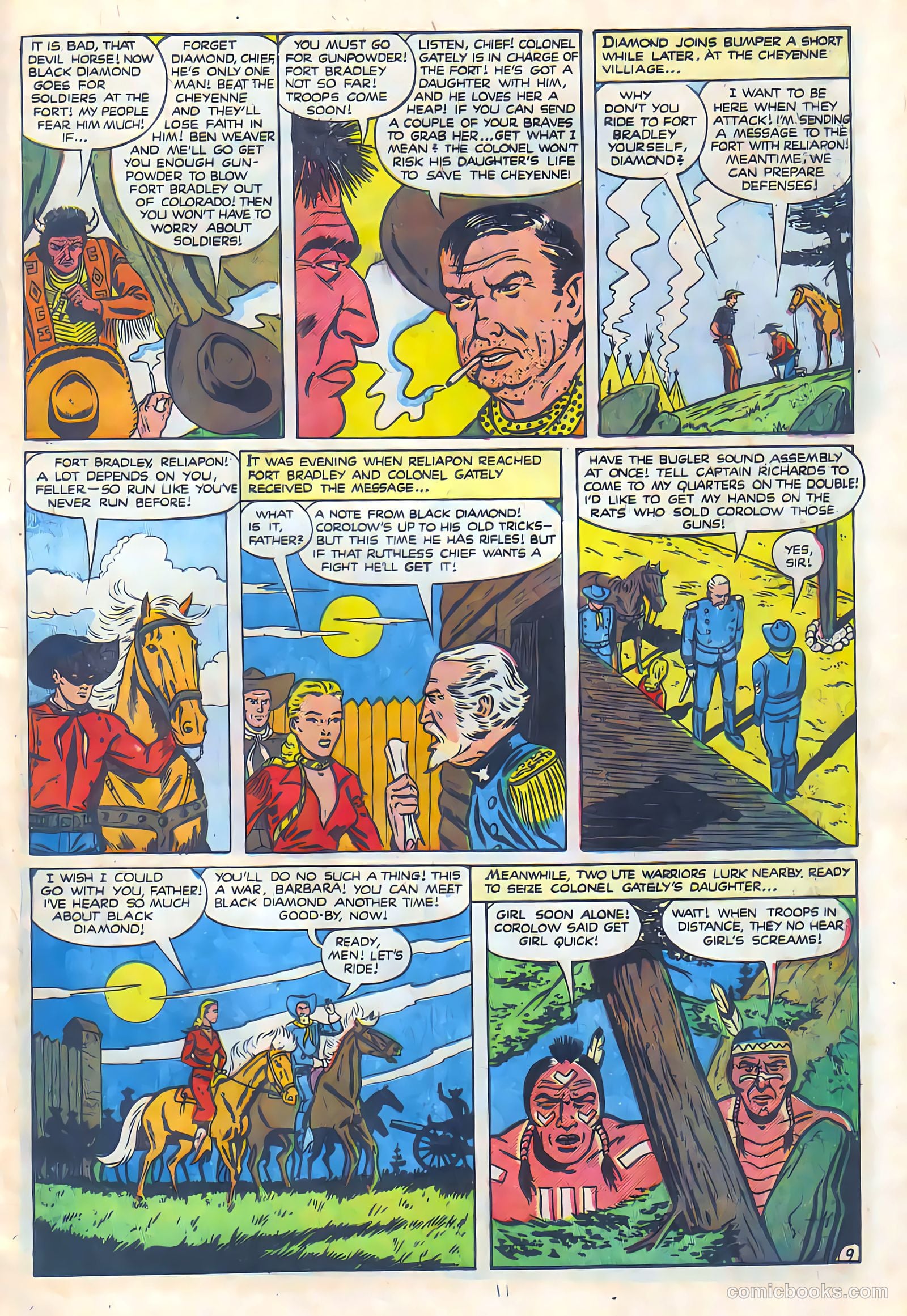 Black Diamond Western #24 (1949, Lev Gleason Publications, Inc.) — page 12 of 53