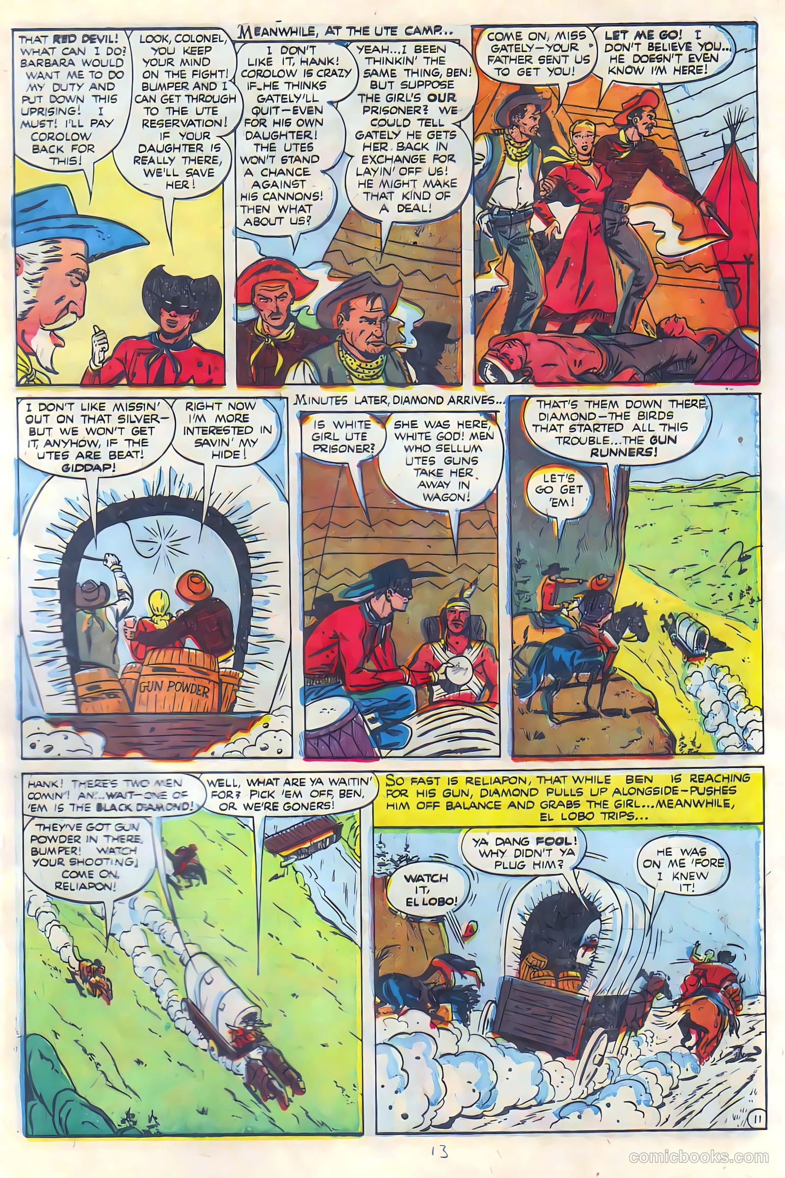 Black Diamond Western #24 (1949, Lev Gleason Publications, Inc.) — page 14 of 53