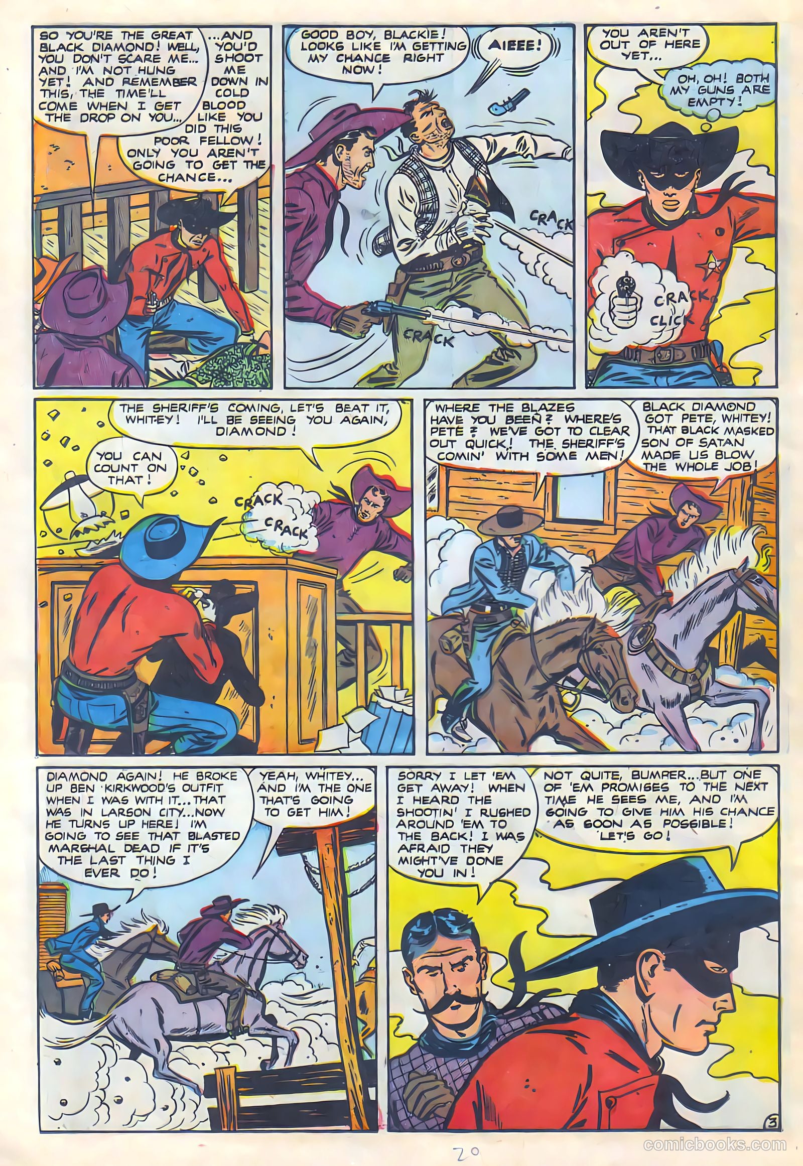 Black Diamond Western #24 (1949, Lev Gleason Publications, Inc.) — page 21 of 53