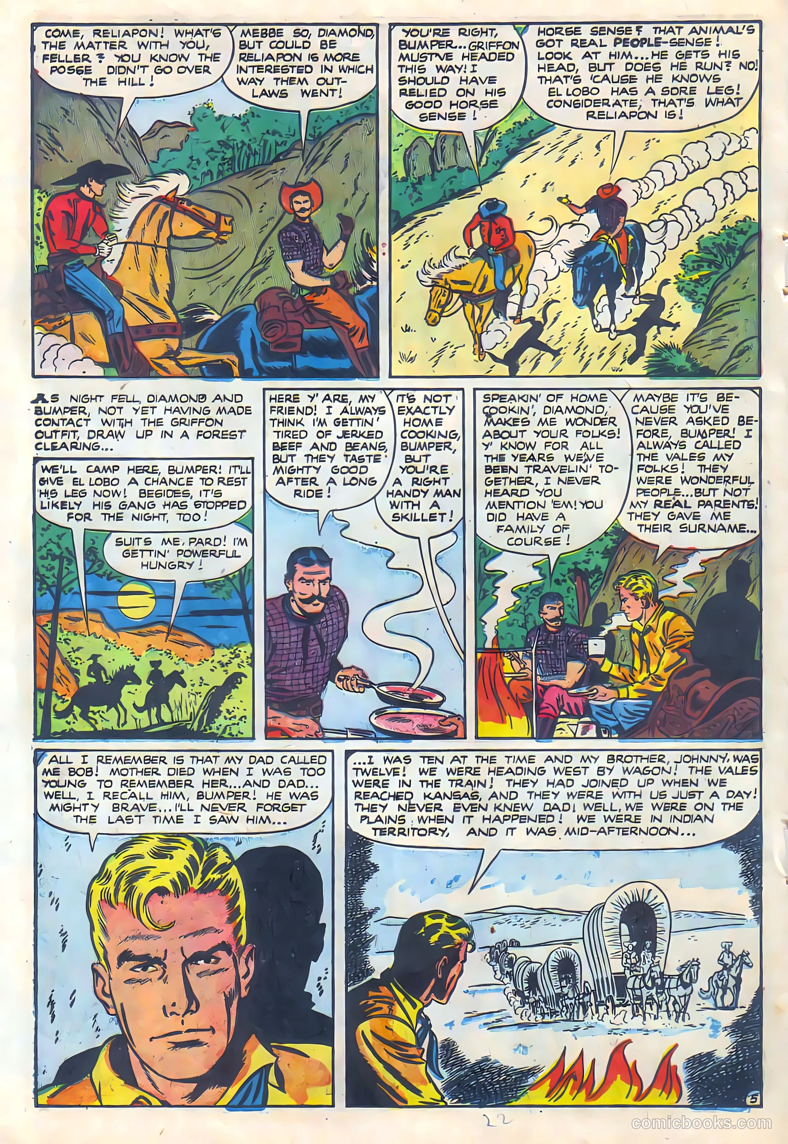 Black Diamond Western #24 (1949, Lev Gleason Publications, Inc.) — page 23 of 53