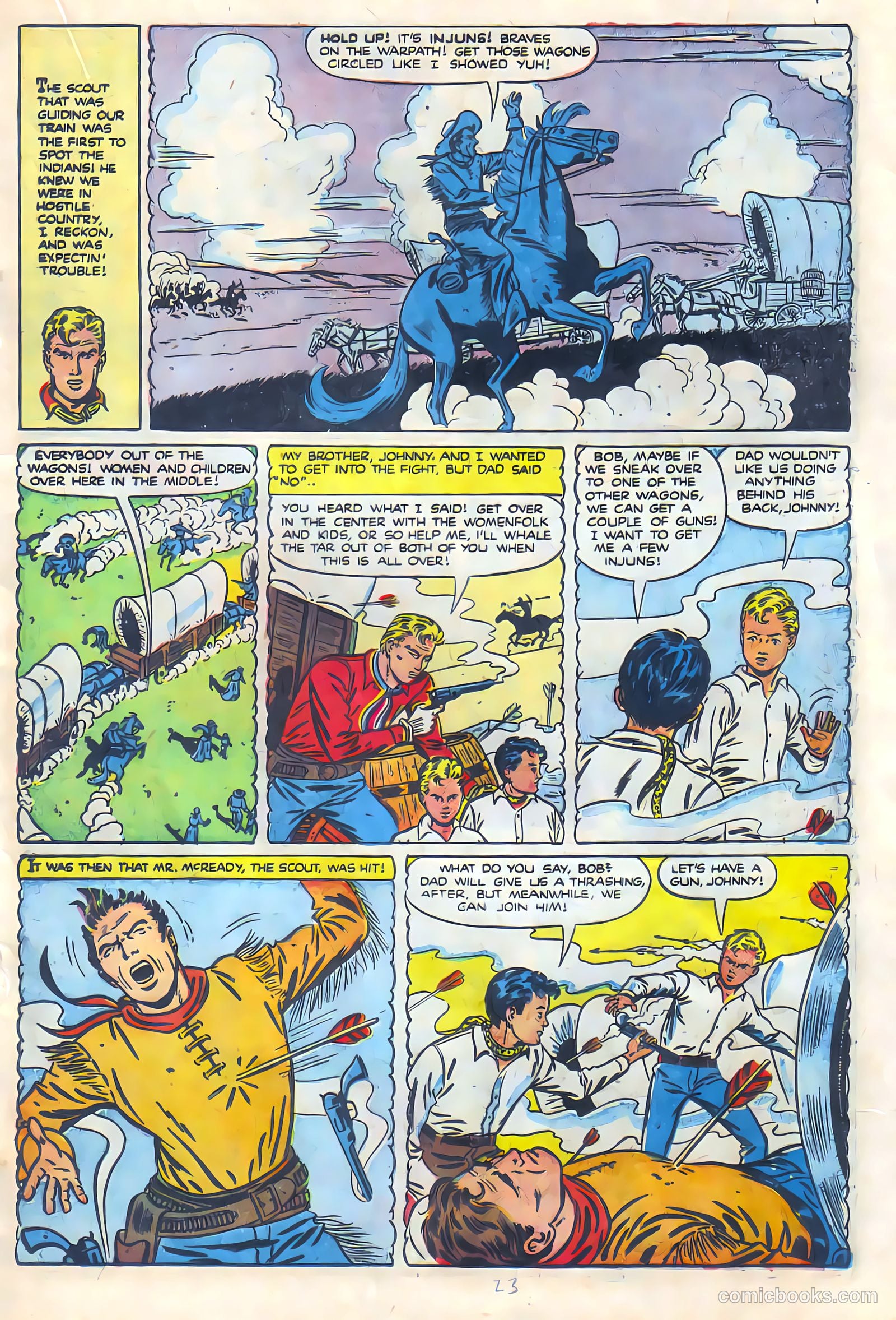 Black Diamond Western #24 (1949, Lev Gleason Publications, Inc.) — page 24 of 53
