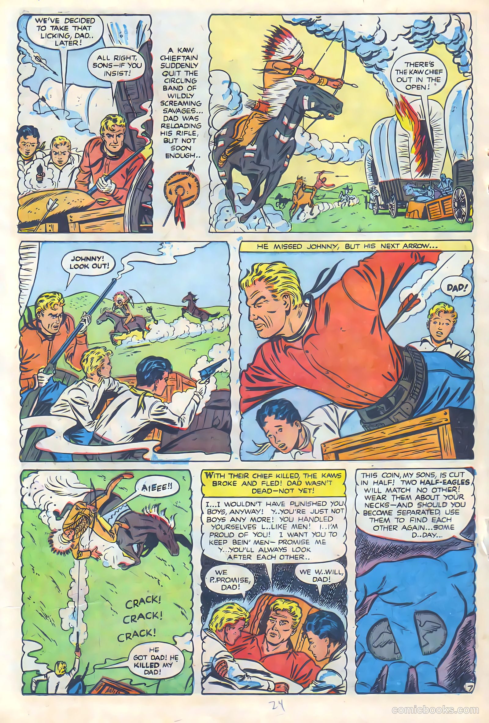 Black Diamond Western #24 (1949, Lev Gleason Publications, Inc.) — page 25 of 53