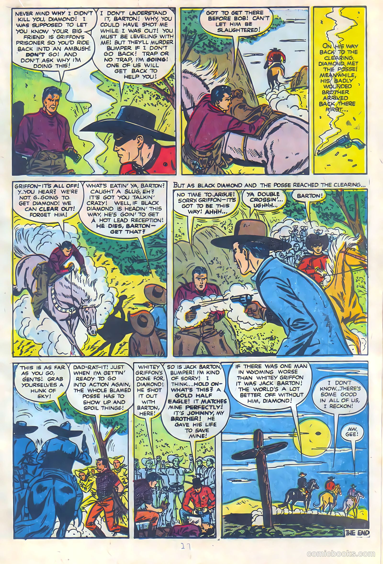 Black Diamond Western #24 (1949, Lev Gleason Publications, Inc.) — page 28 of 53