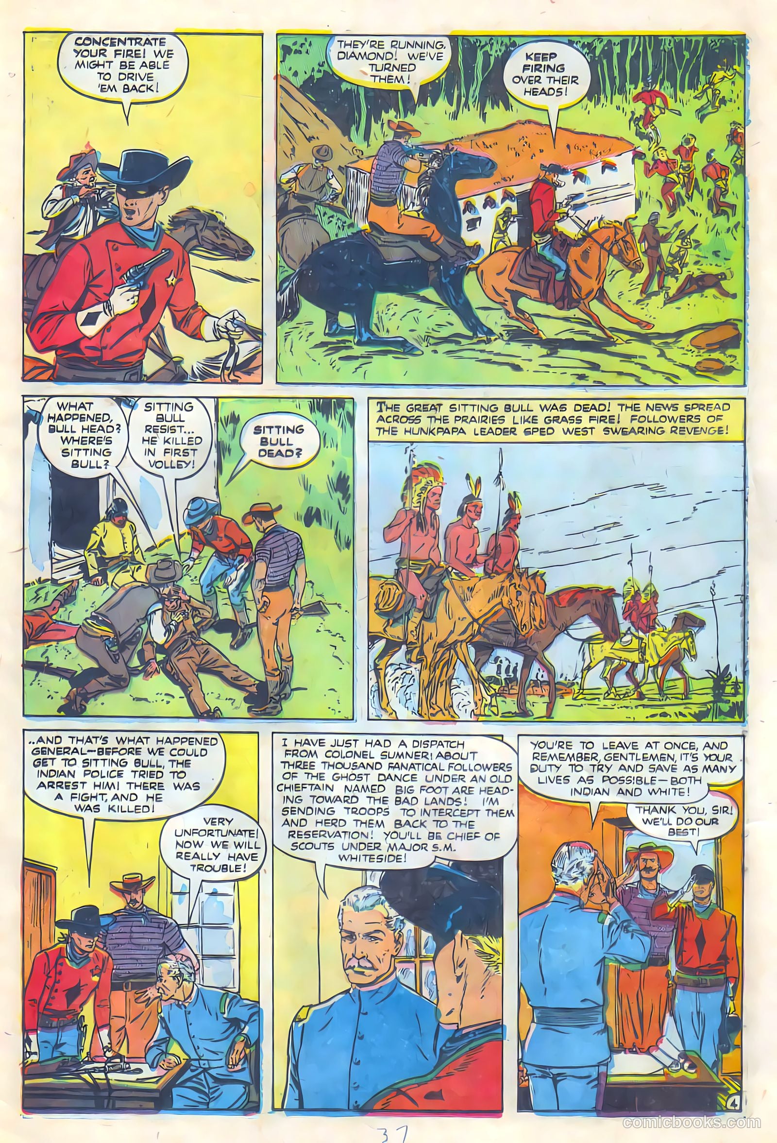 Black Diamond Western #24 (1949, Lev Gleason Publications, Inc.) — page 38 of 53