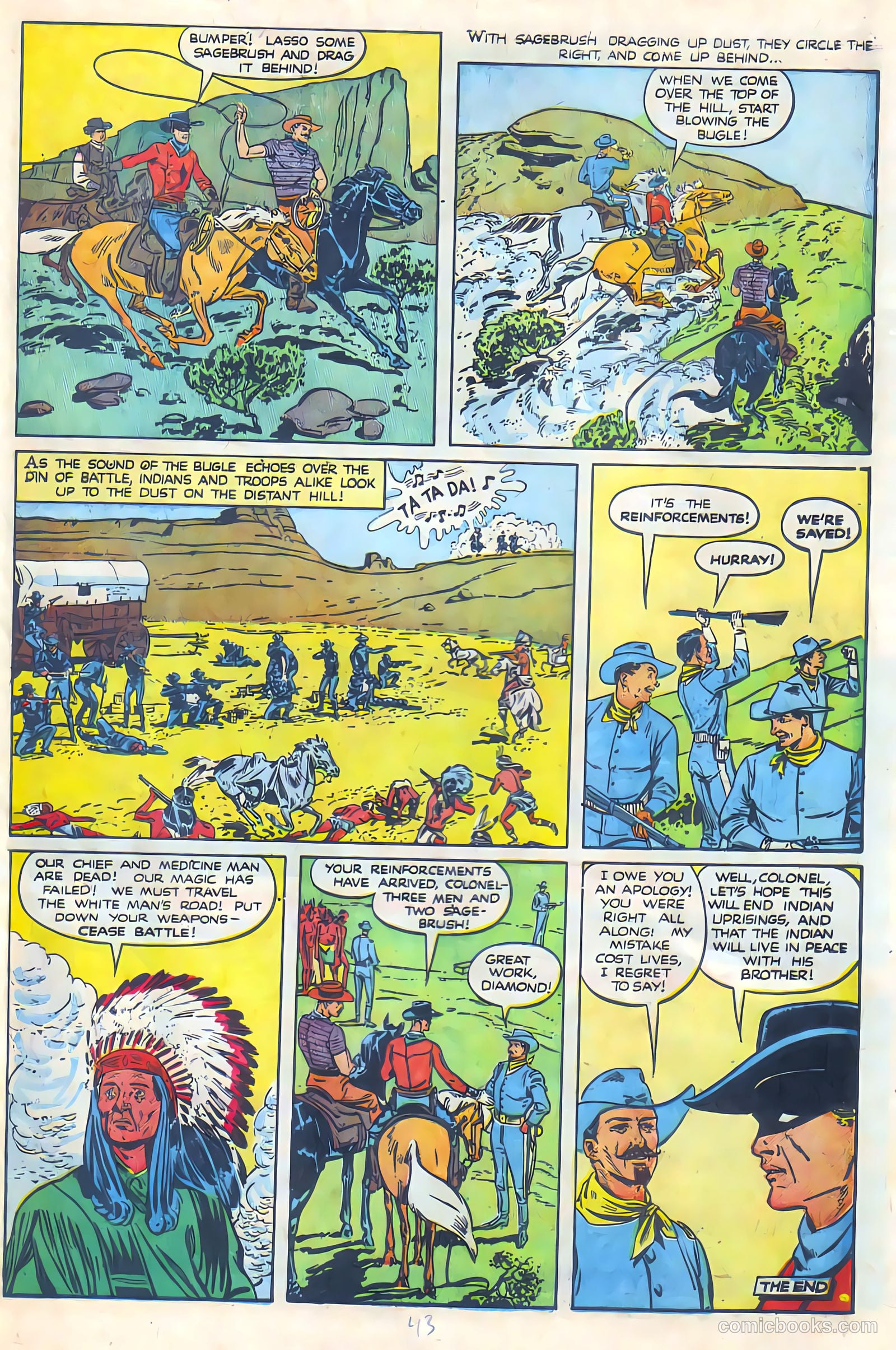 Black Diamond Western #24 (1949, Lev Gleason Publications, Inc.) — page 44 of 53
