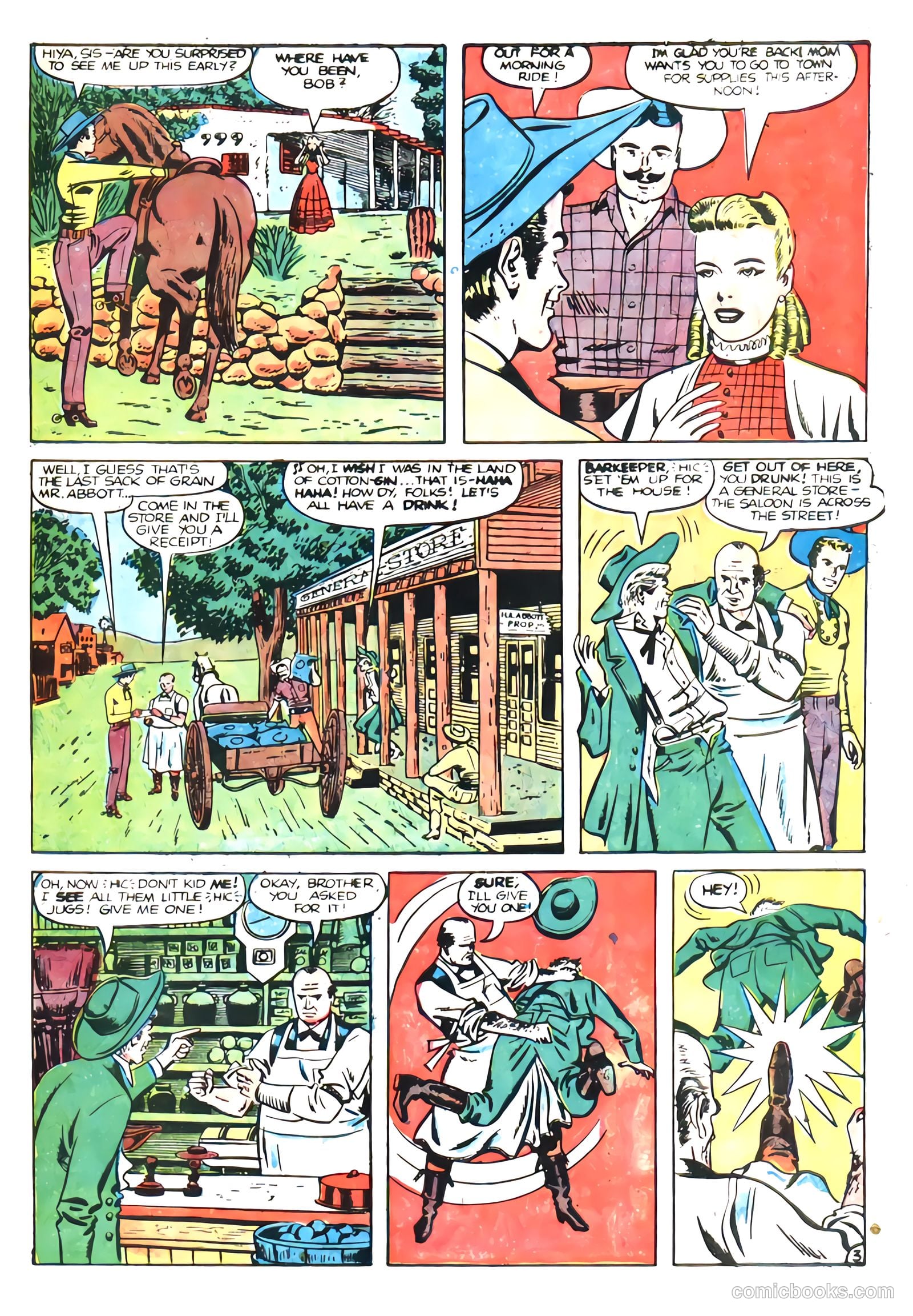 Black Diamond Western #12 (1949, Lev Gleason Publications, Inc.) — page 5 of 57