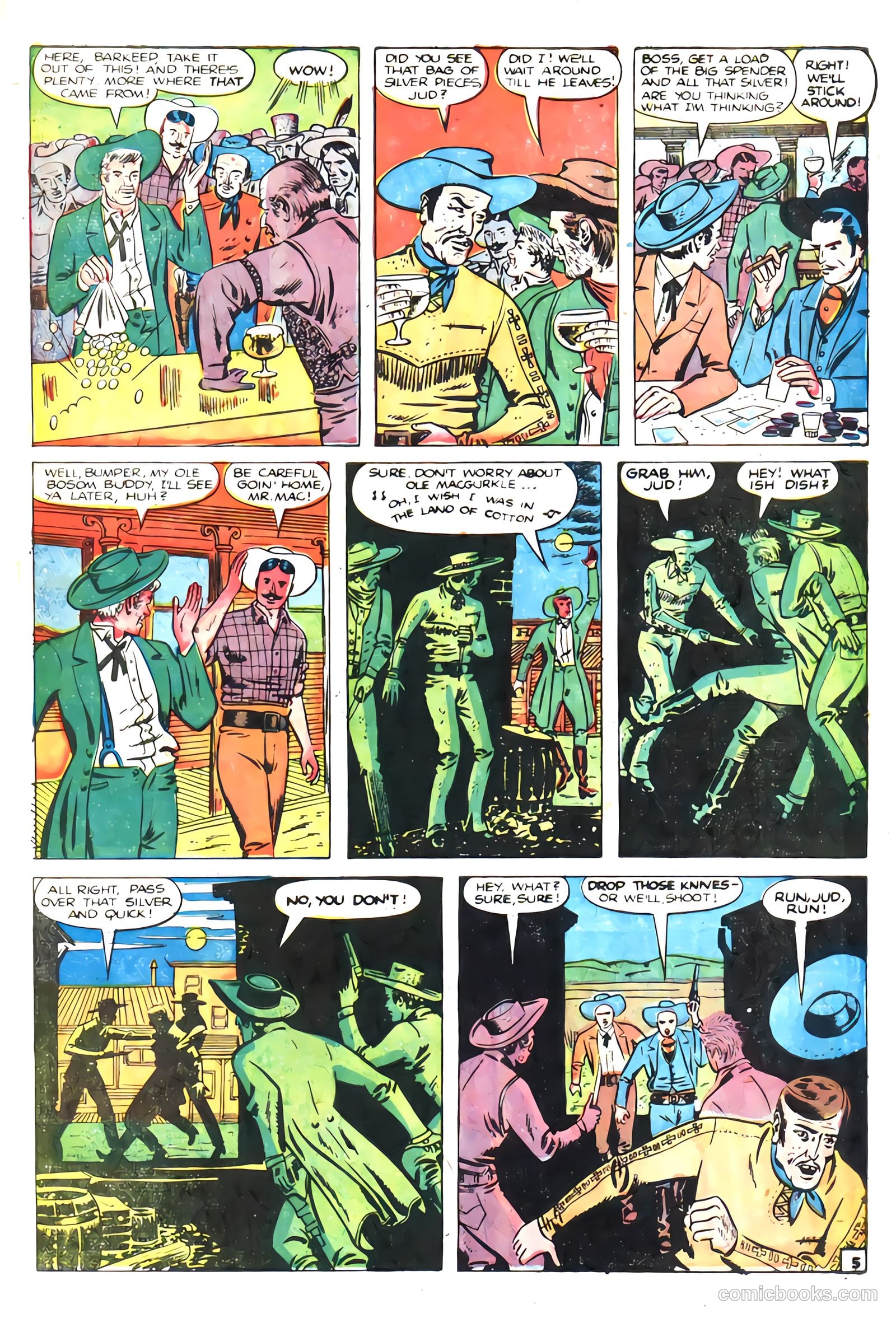 Black Diamond Western #12 (1949, Lev Gleason Publications, Inc.) — page 7 of 57