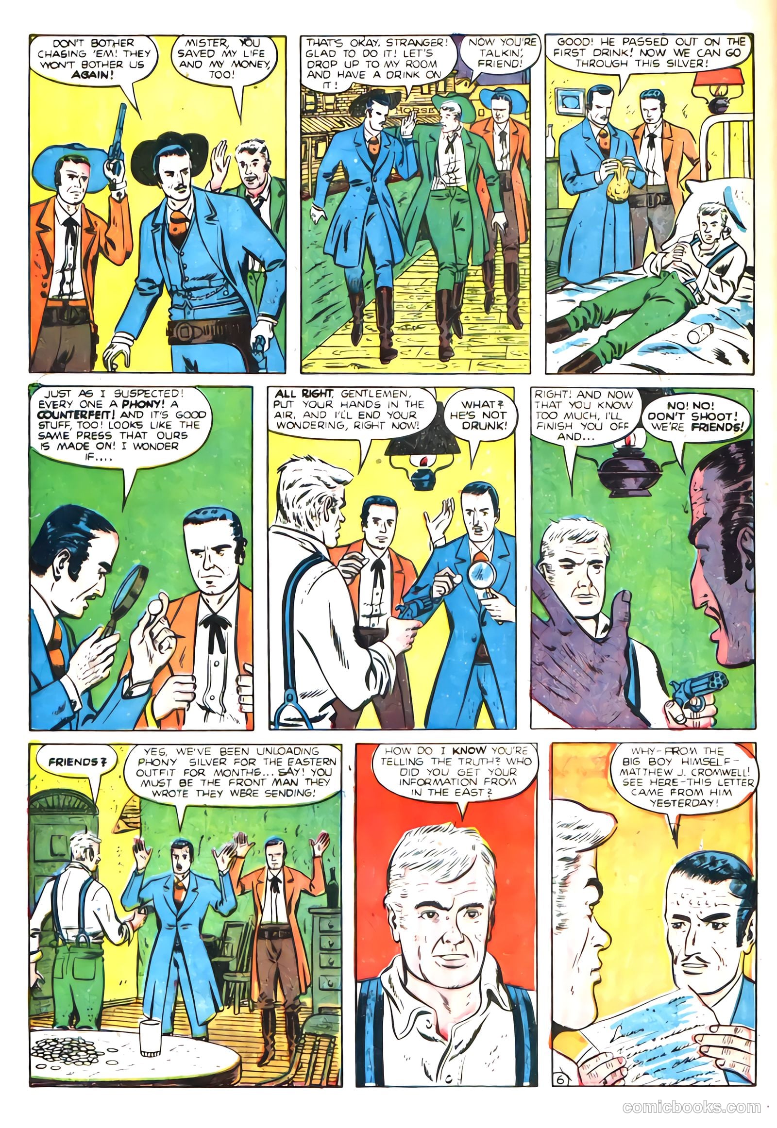 Black Diamond Western #12 (1949, Lev Gleason Publications, Inc.) — page 8 of 57