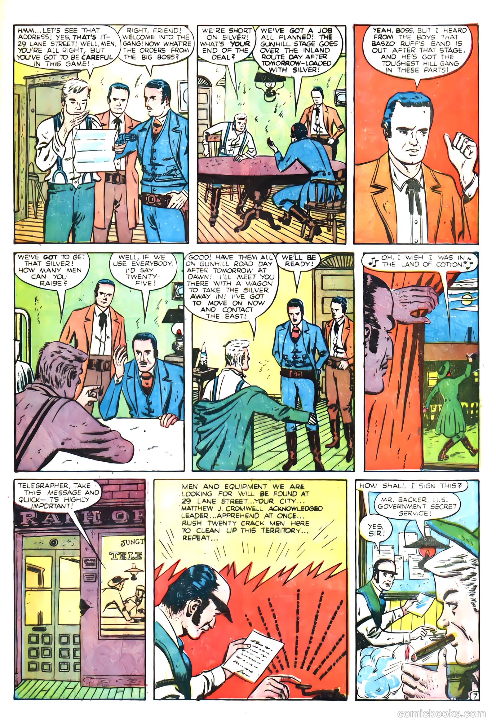 Black Diamond Western #12 (1949, Lev Gleason Publications, Inc.) — page 9 of 57
