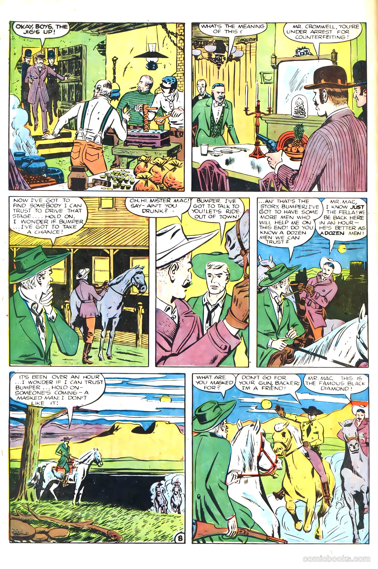 Black Diamond Western #12 (1949, Lev Gleason Publications, Inc.) — page 10 of 57