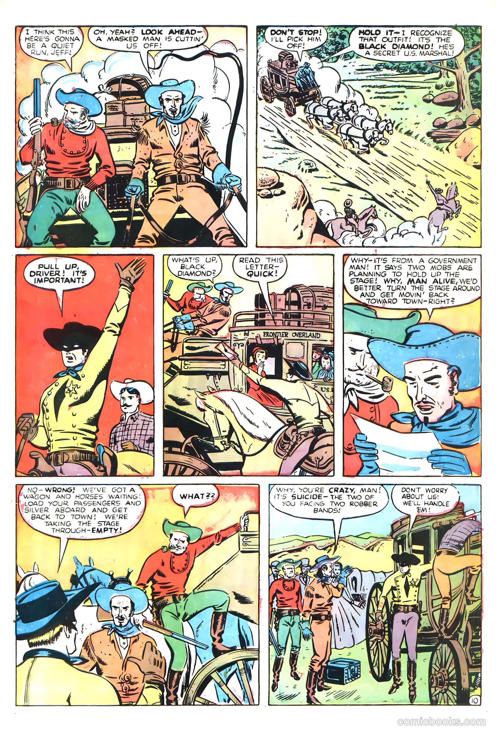 Black Diamond Western #12 (1949, Lev Gleason Publications, Inc.) — page 12 of 57