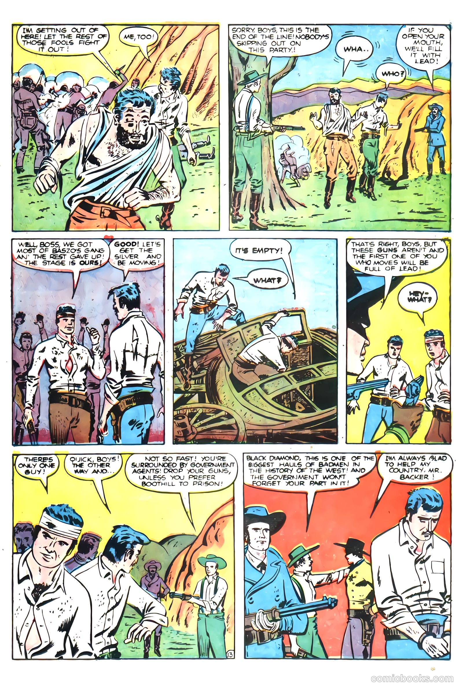 Black Diamond Western #12 (1949, Lev Gleason Publications, Inc.) — page 15 of 57