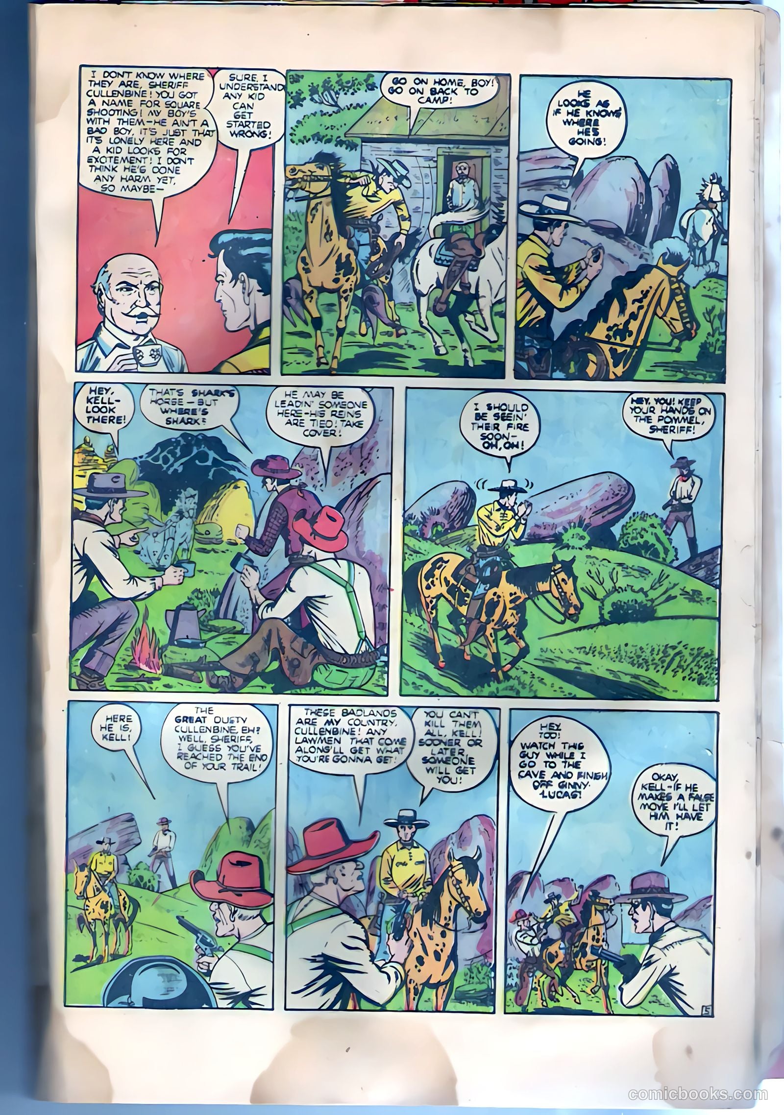 Black Diamond Western #12 (1949, Lev Gleason Publications, Inc.) — page 21 of 57