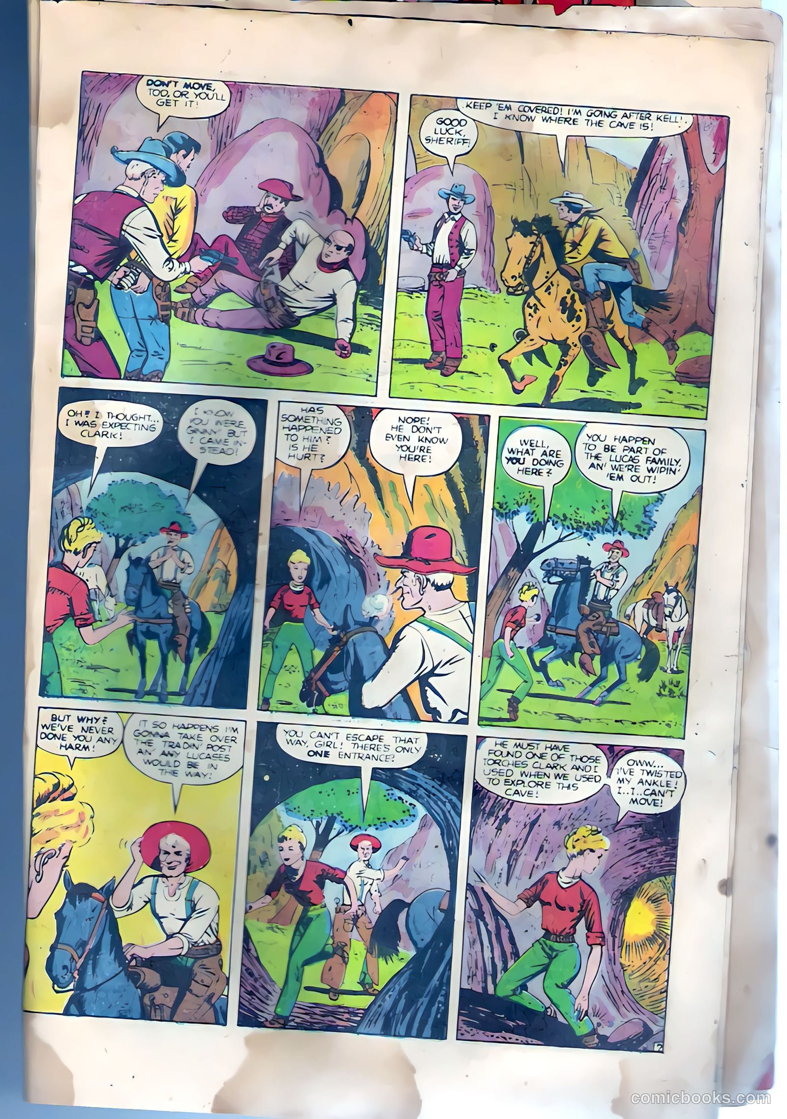 Black Diamond Western #12 (1949, Lev Gleason Publications, Inc.) — page 23 of 57