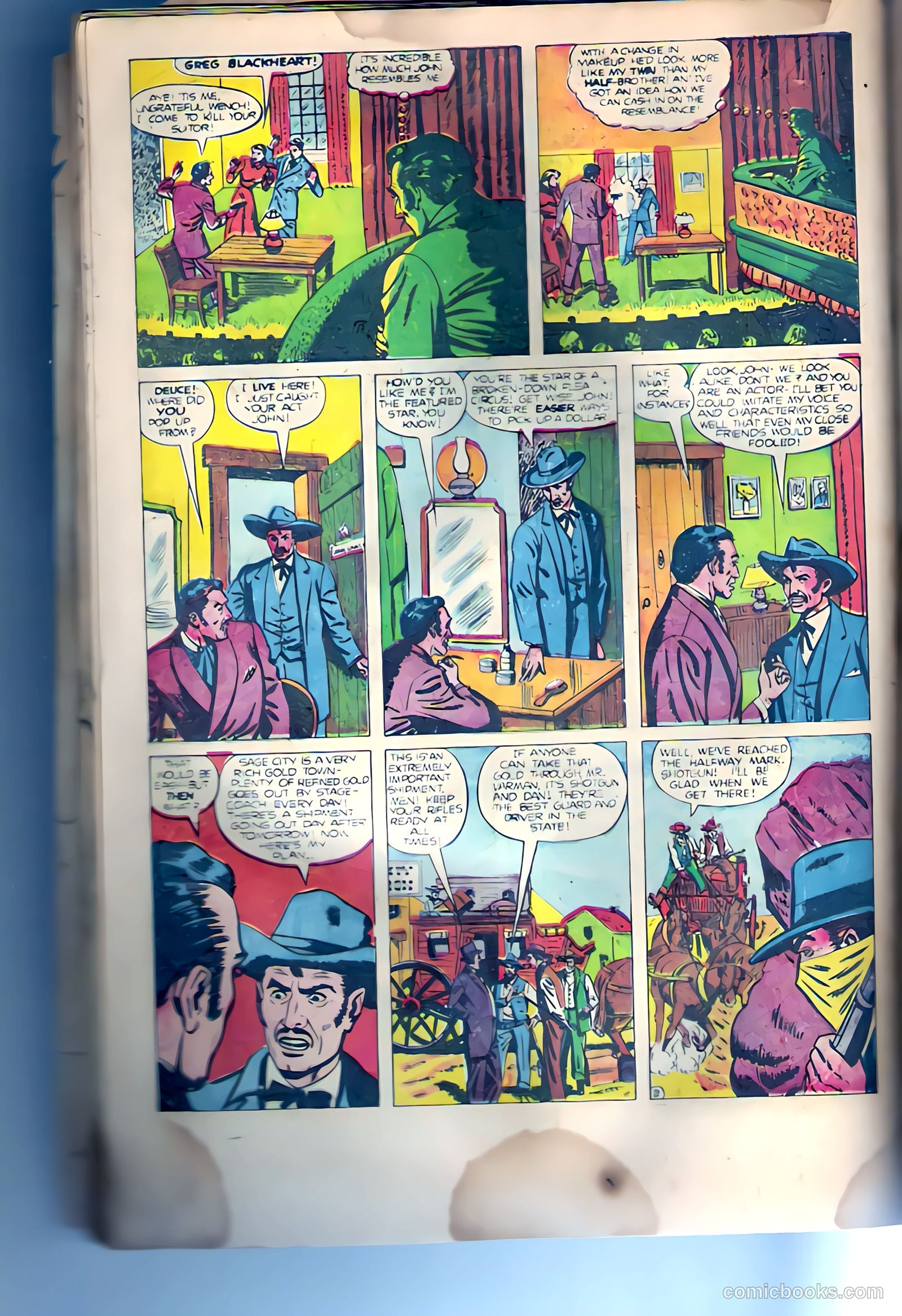 Black Diamond Western #12 (1949, Lev Gleason Publications, Inc.) — page 34 of 57