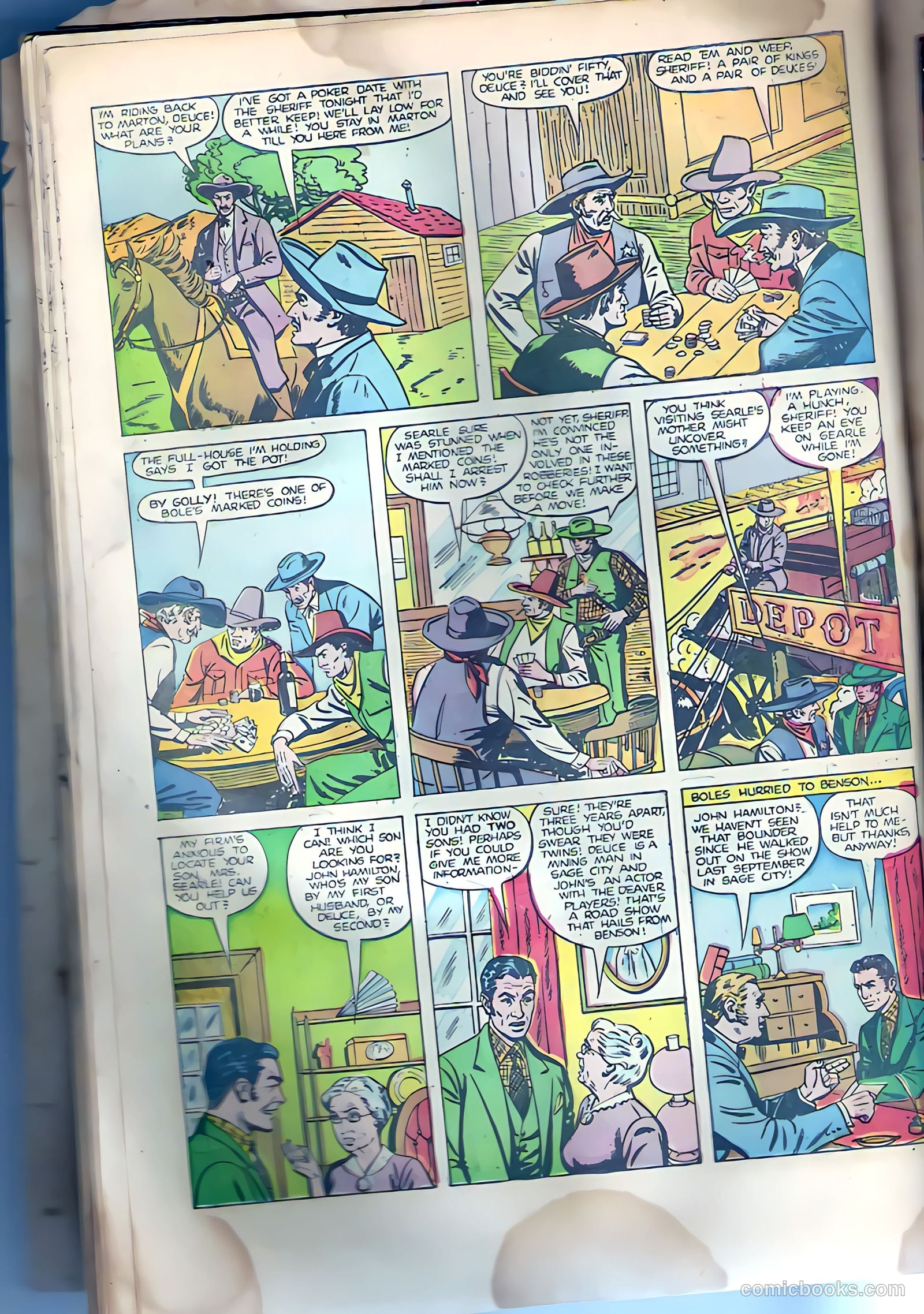 Black Diamond Western #12 (1949, Lev Gleason Publications, Inc.) — page 42 of 57