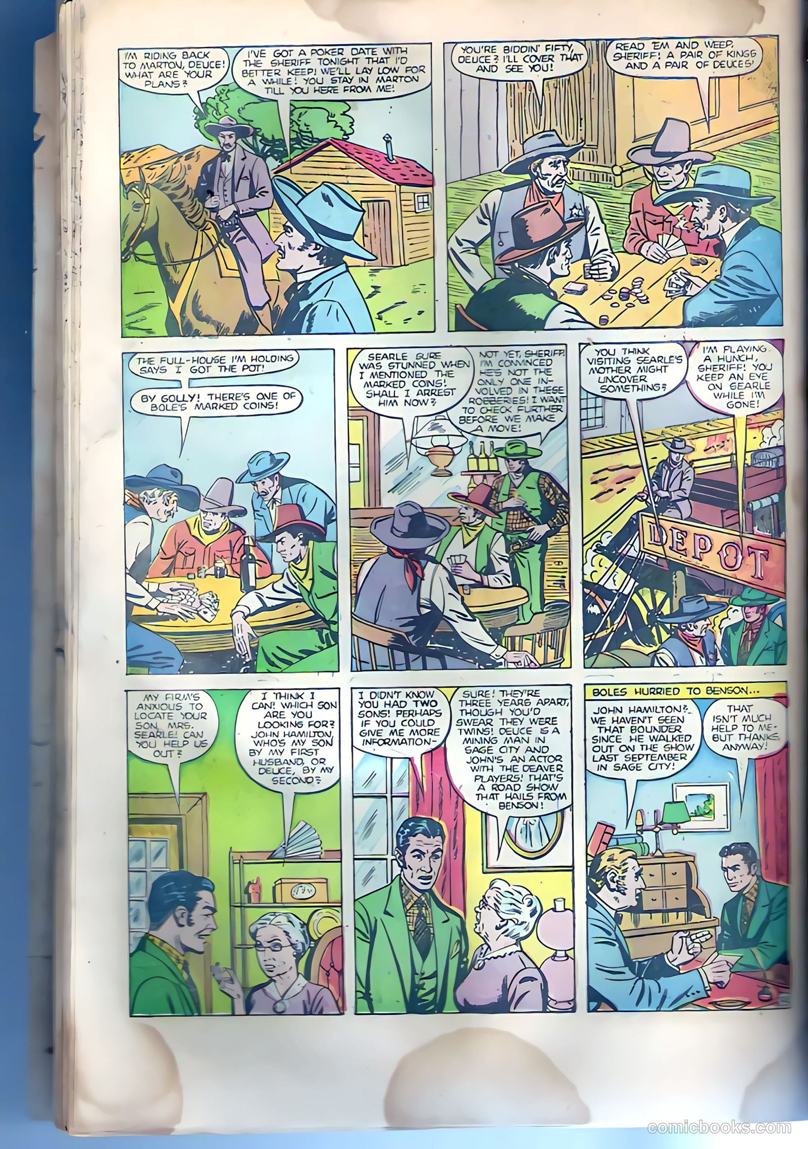 Black Diamond Western #12 (1949, Lev Gleason Publications, Inc.) — page 44 of 57