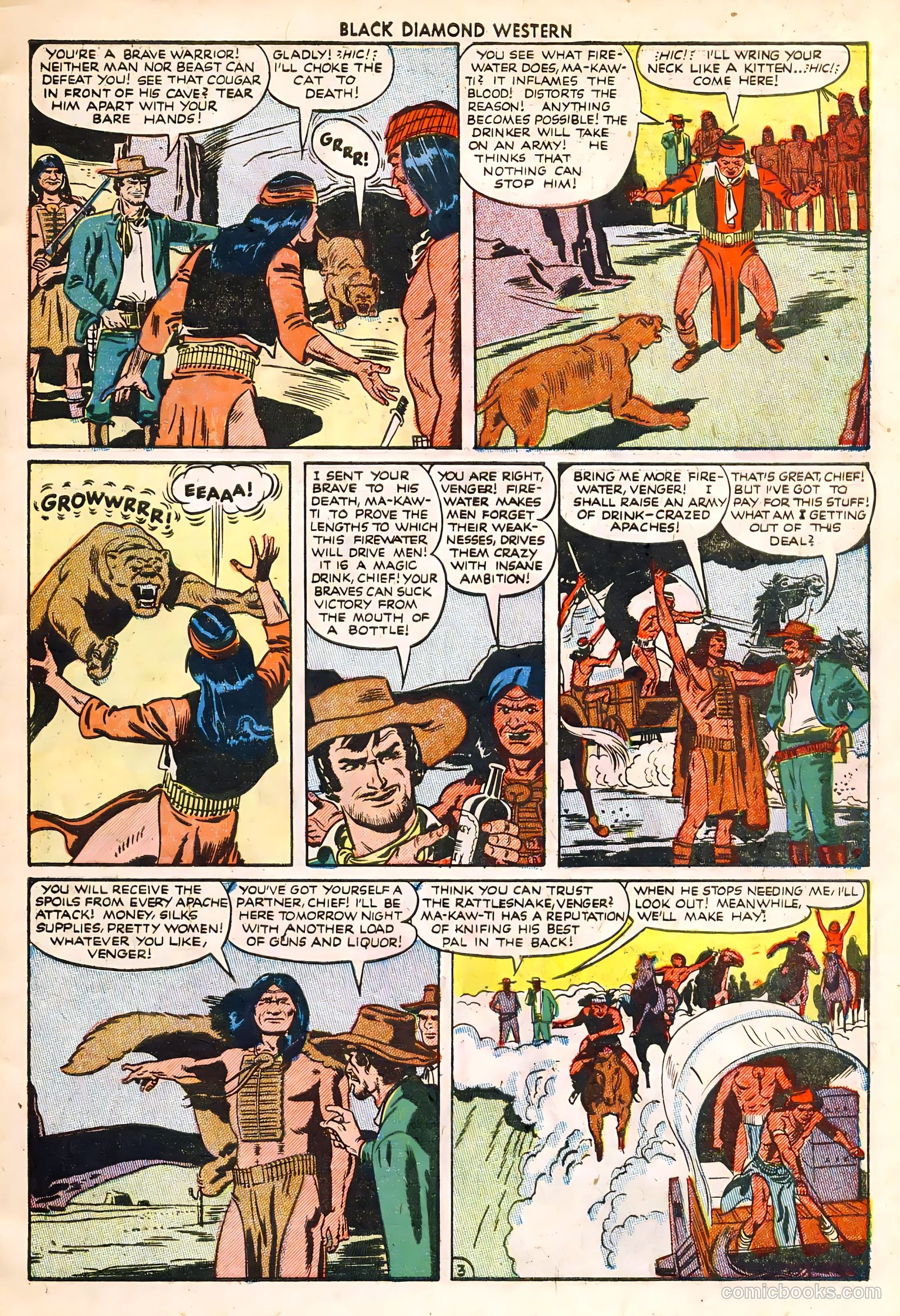 Black Diamond Western #30 (1949, Lev Gleason Publications, Inc.) — page 5 of 35
