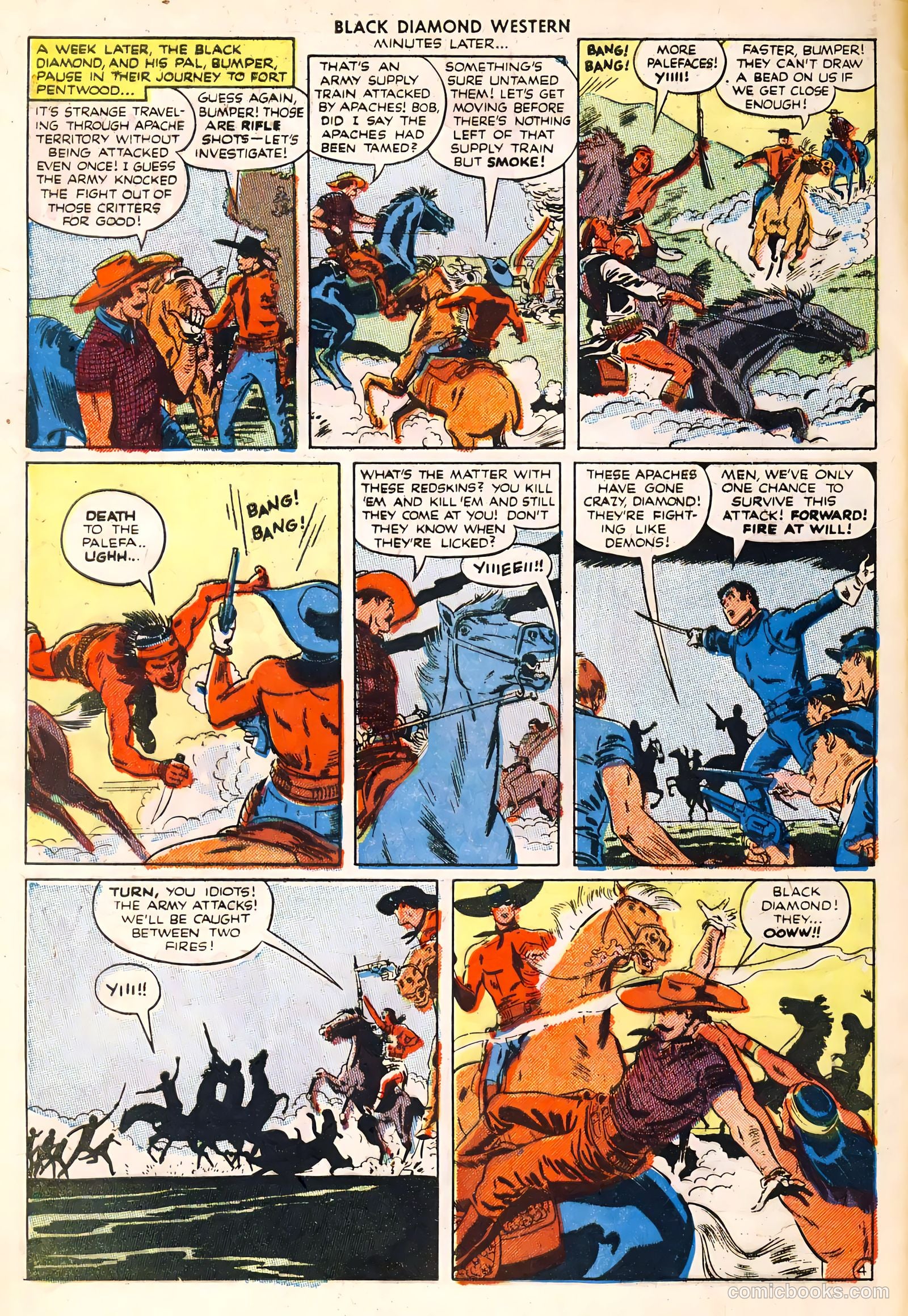 Black Diamond Western #30 (1949, Lev Gleason Publications, Inc.) — page 6 of 35