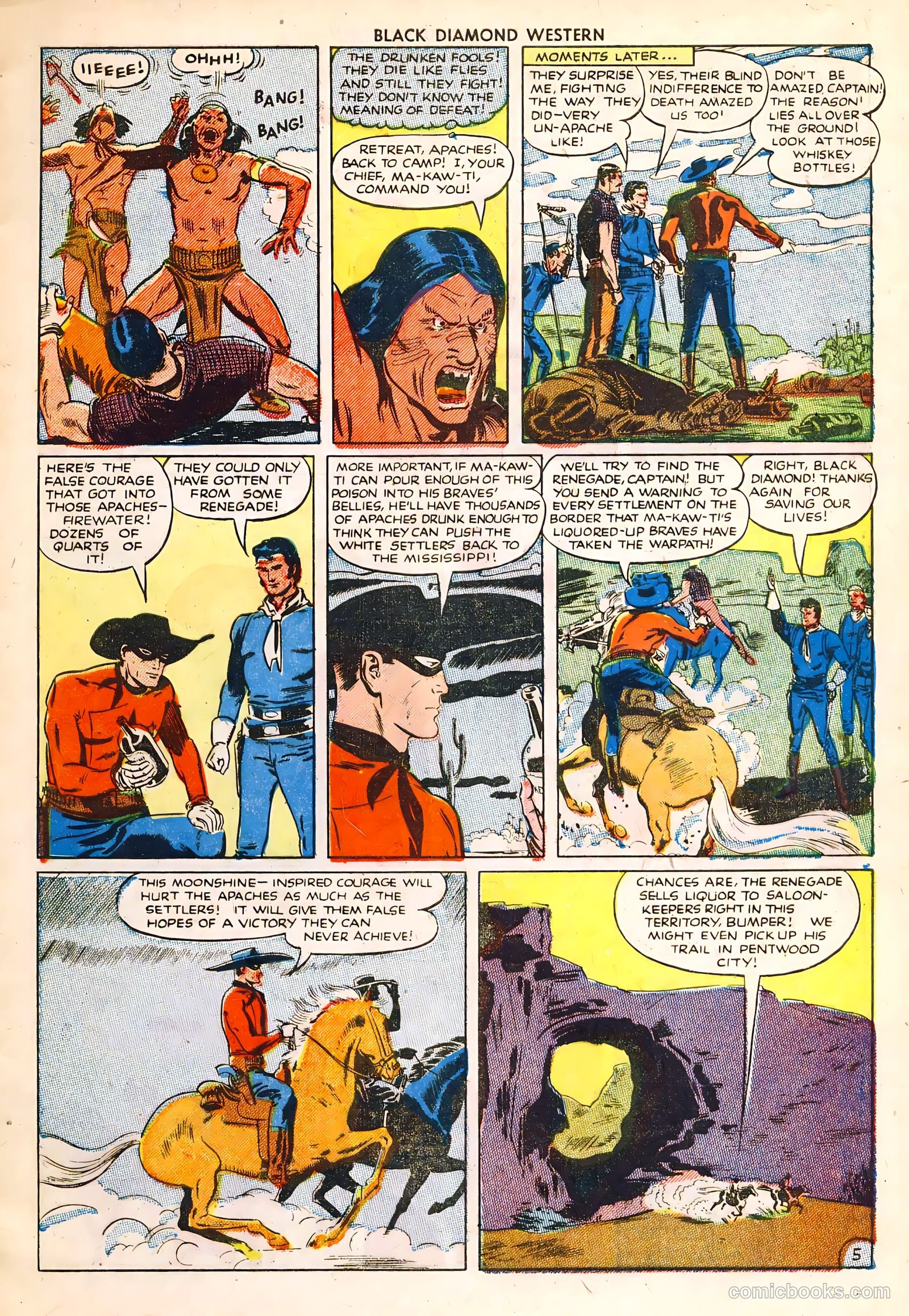 Black Diamond Western #30 (1949, Lev Gleason Publications, Inc.) — page 7 of 35