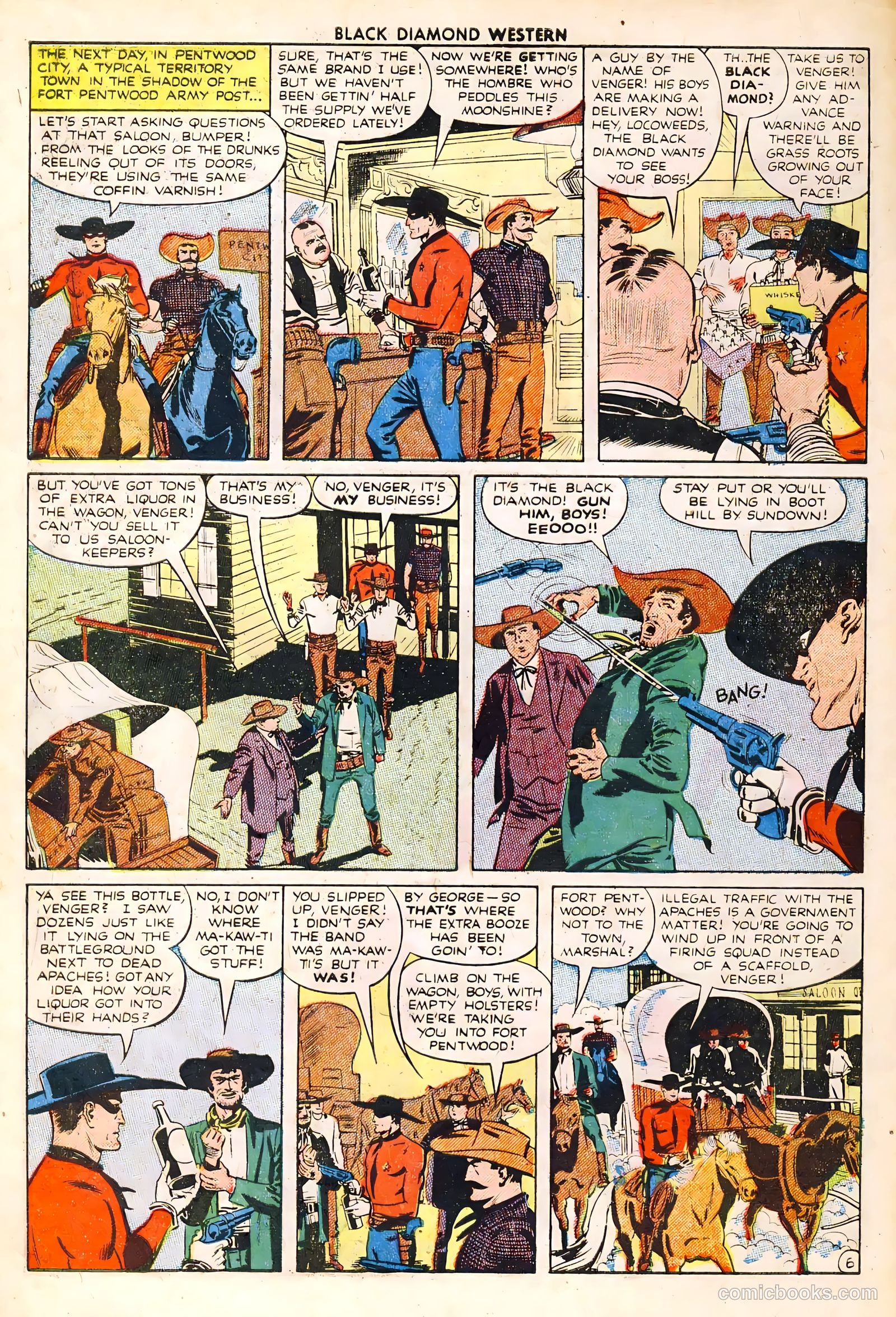 Black Diamond Western #30 (1949, Lev Gleason Publications, Inc.) — page 8 of 35