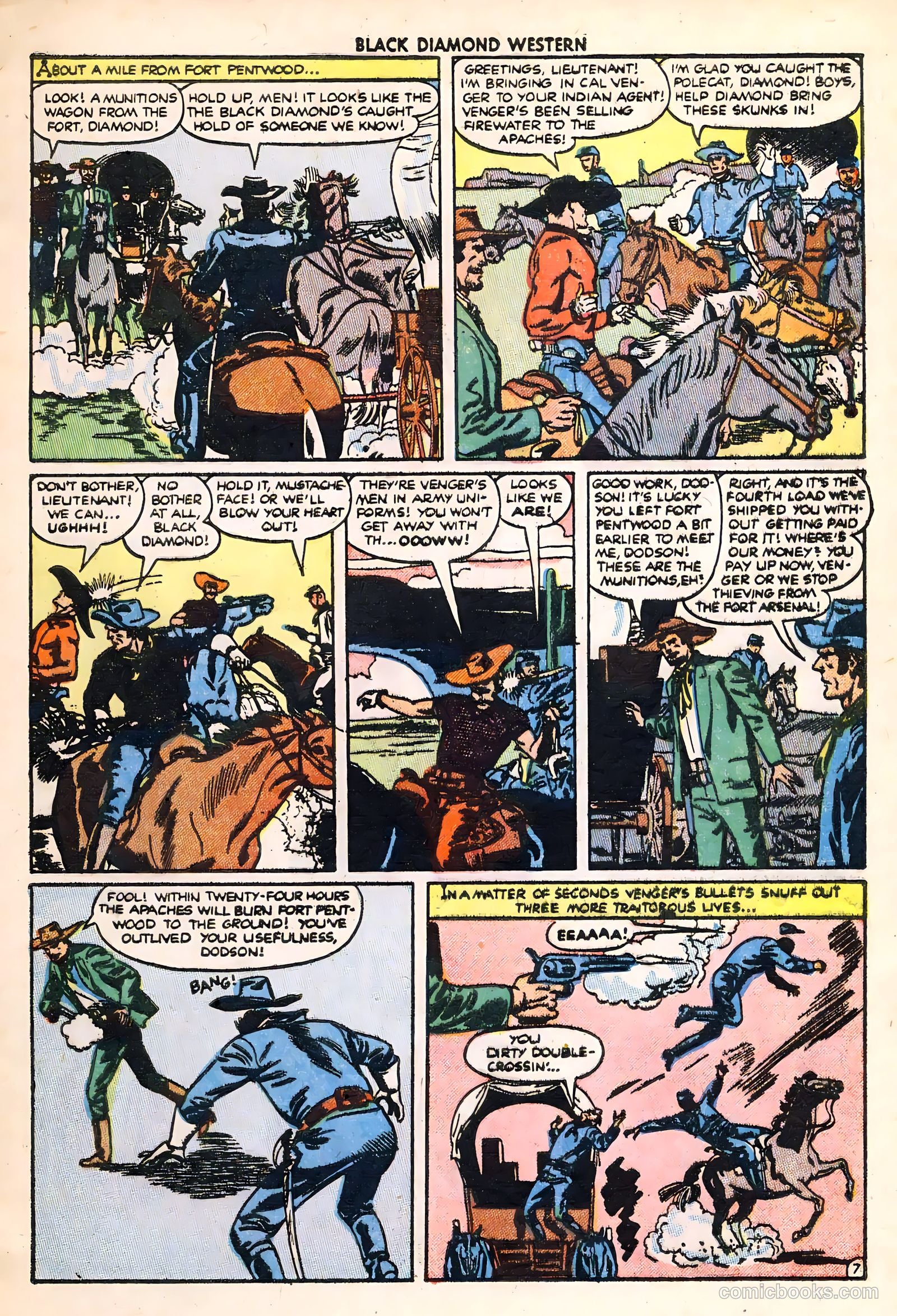 Black Diamond Western #30 (1949, Lev Gleason Publications, Inc.) — page 9 of 35