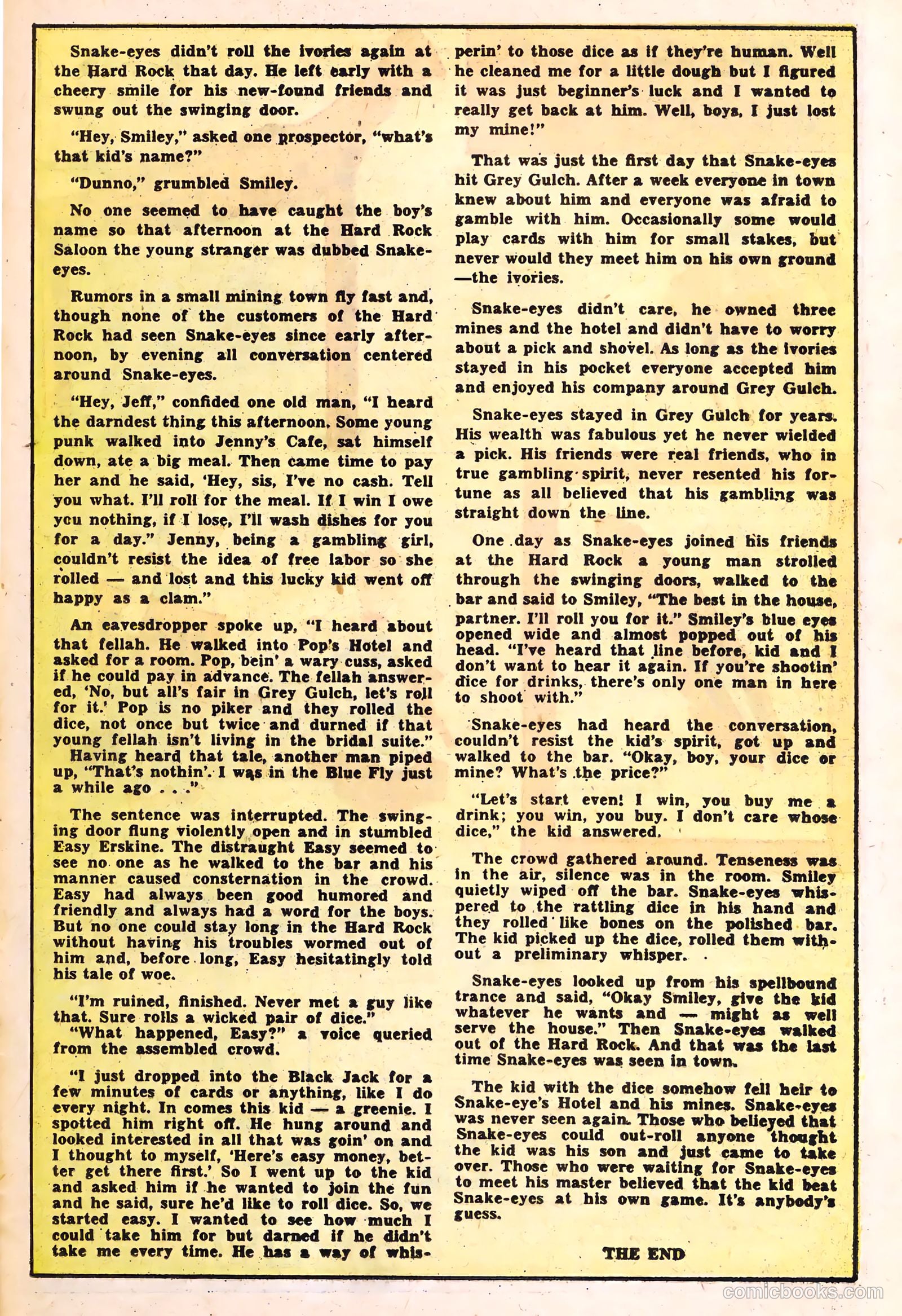 Black Diamond Western #30 (1949, Lev Gleason Publications, Inc.) — page 23 of 35