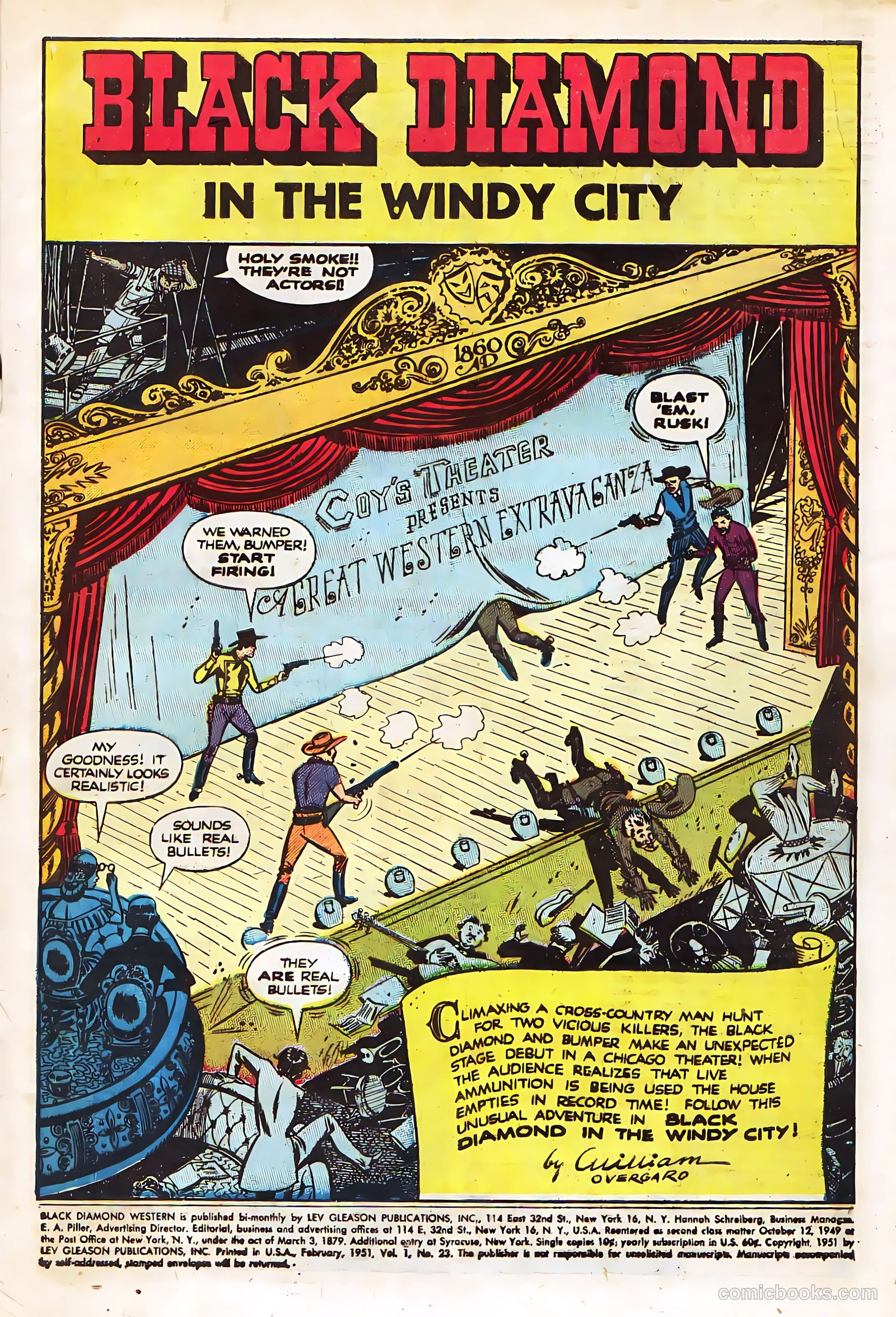 Black Diamond Western #23 (1949, Lev Gleason Publications, Inc.) — page 3 of 52