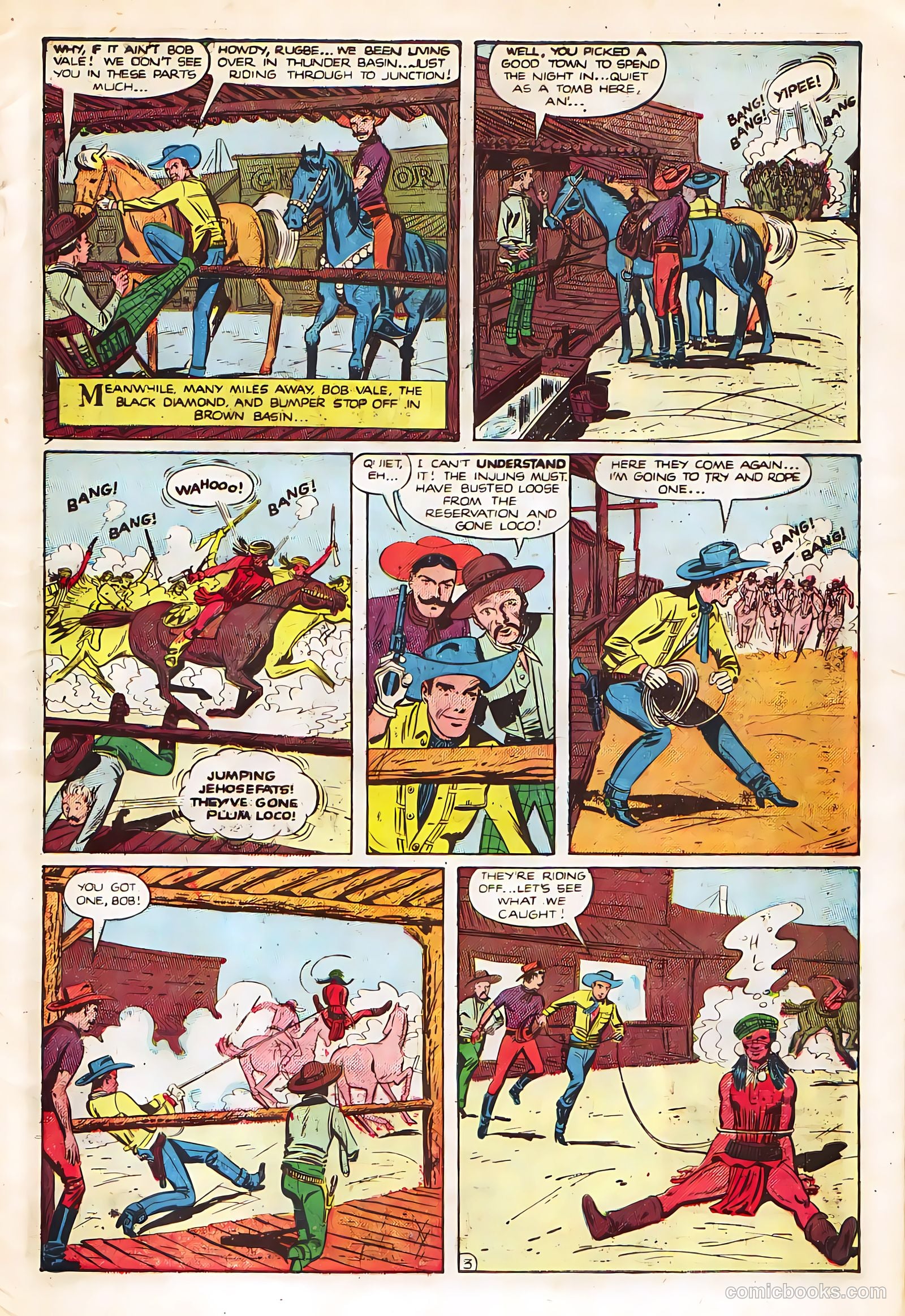 Black Diamond Western #23 (1949, Lev Gleason Publications, Inc.) — page 5 of 52