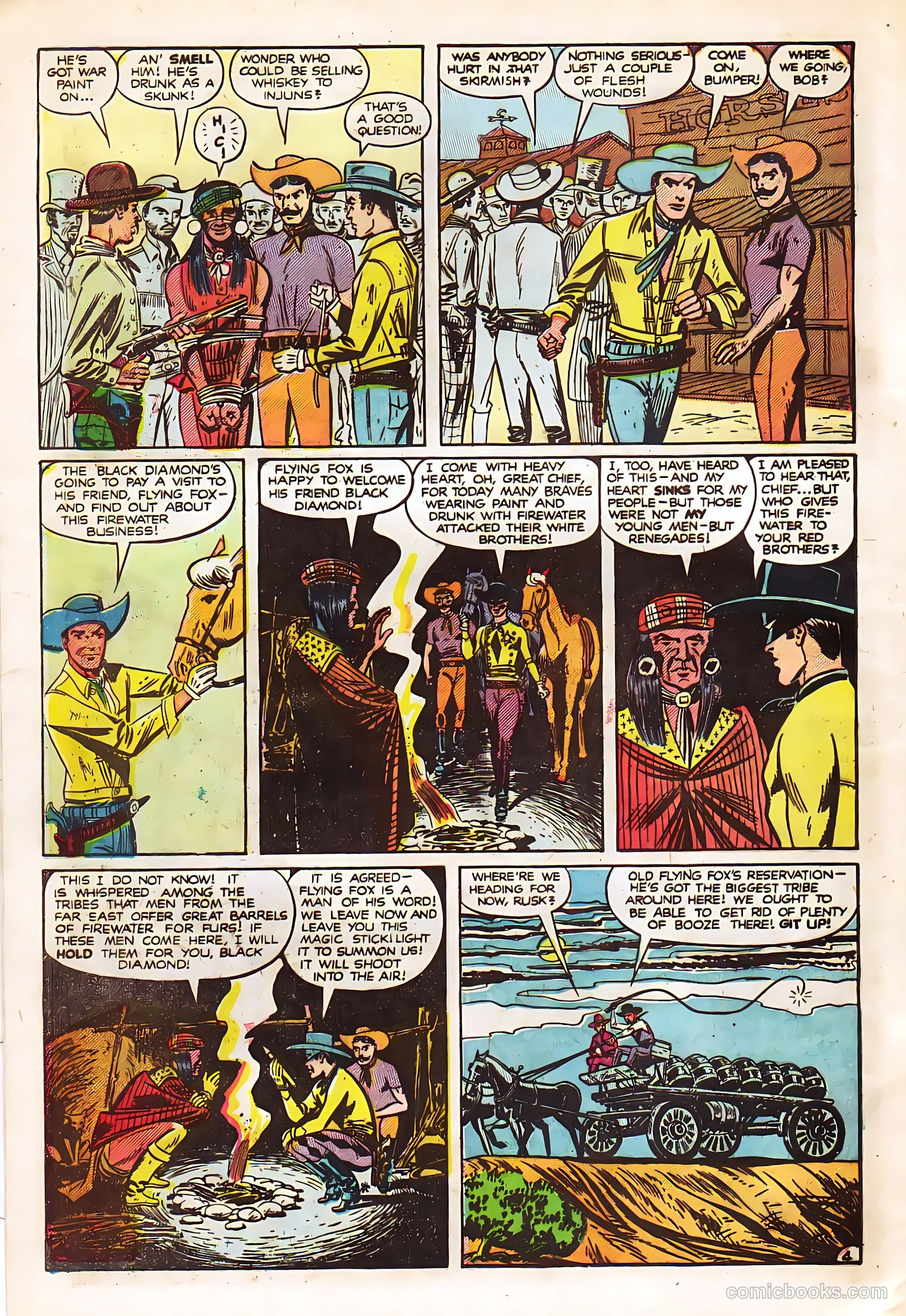 Black Diamond Western #23 (1949, Lev Gleason Publications, Inc.) — page 6 of 52