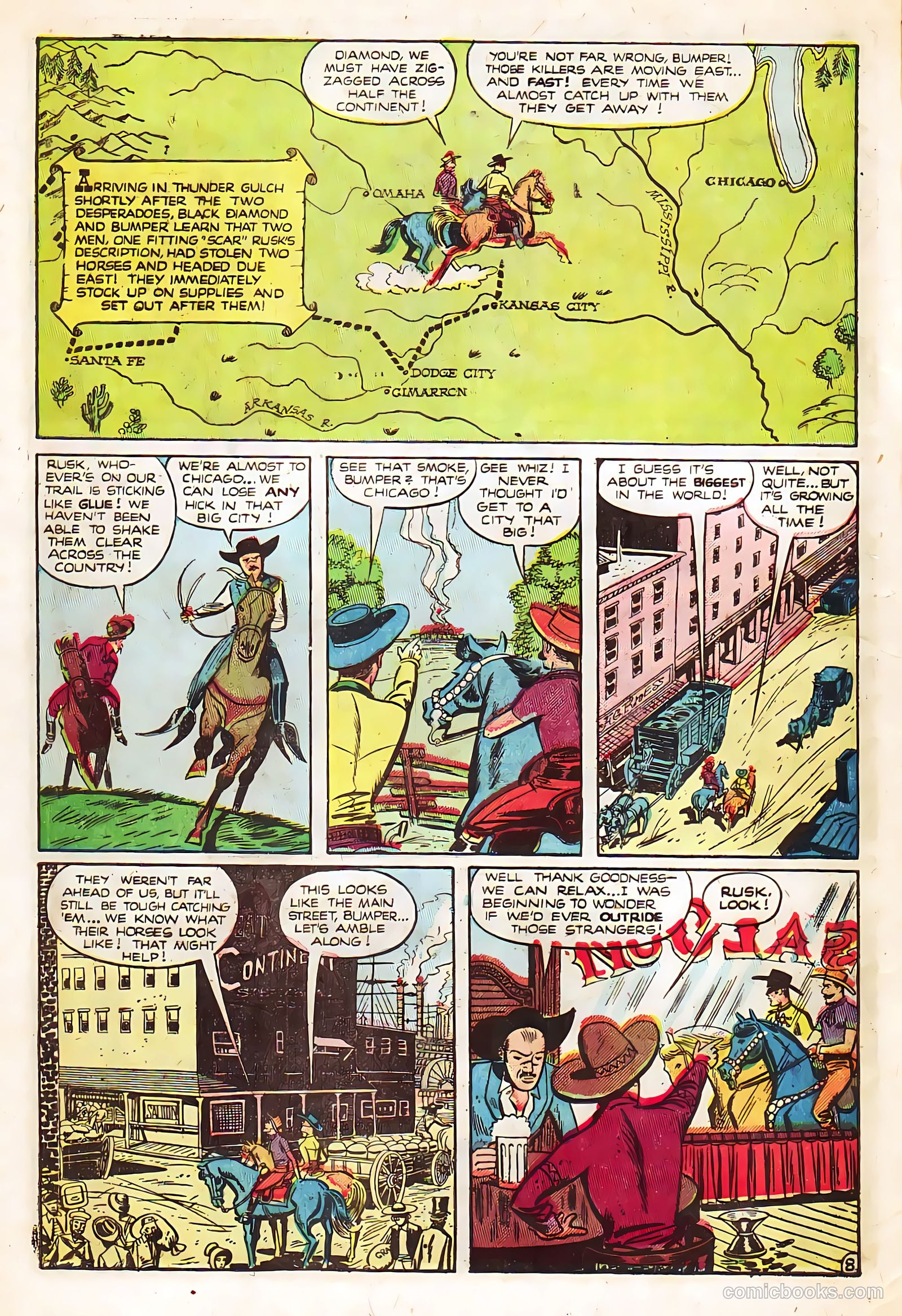 Black Diamond Western #23 (1949, Lev Gleason Publications, Inc.) — page 10 of 52