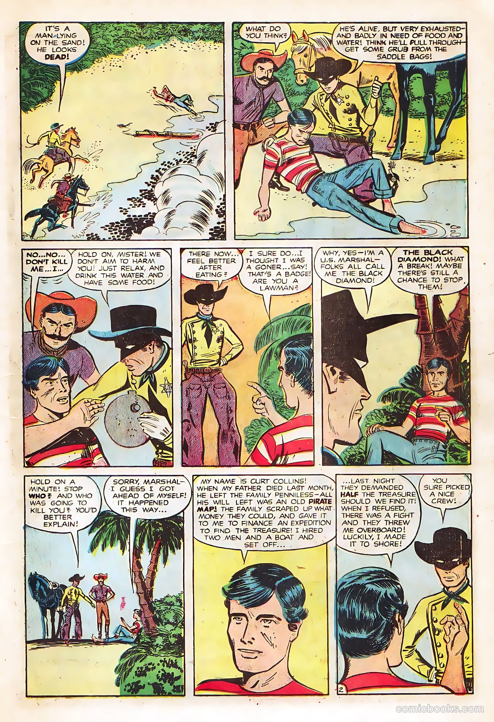 Black Diamond Western #23 (1949, Lev Gleason Publications, Inc.) — page 19 of 52